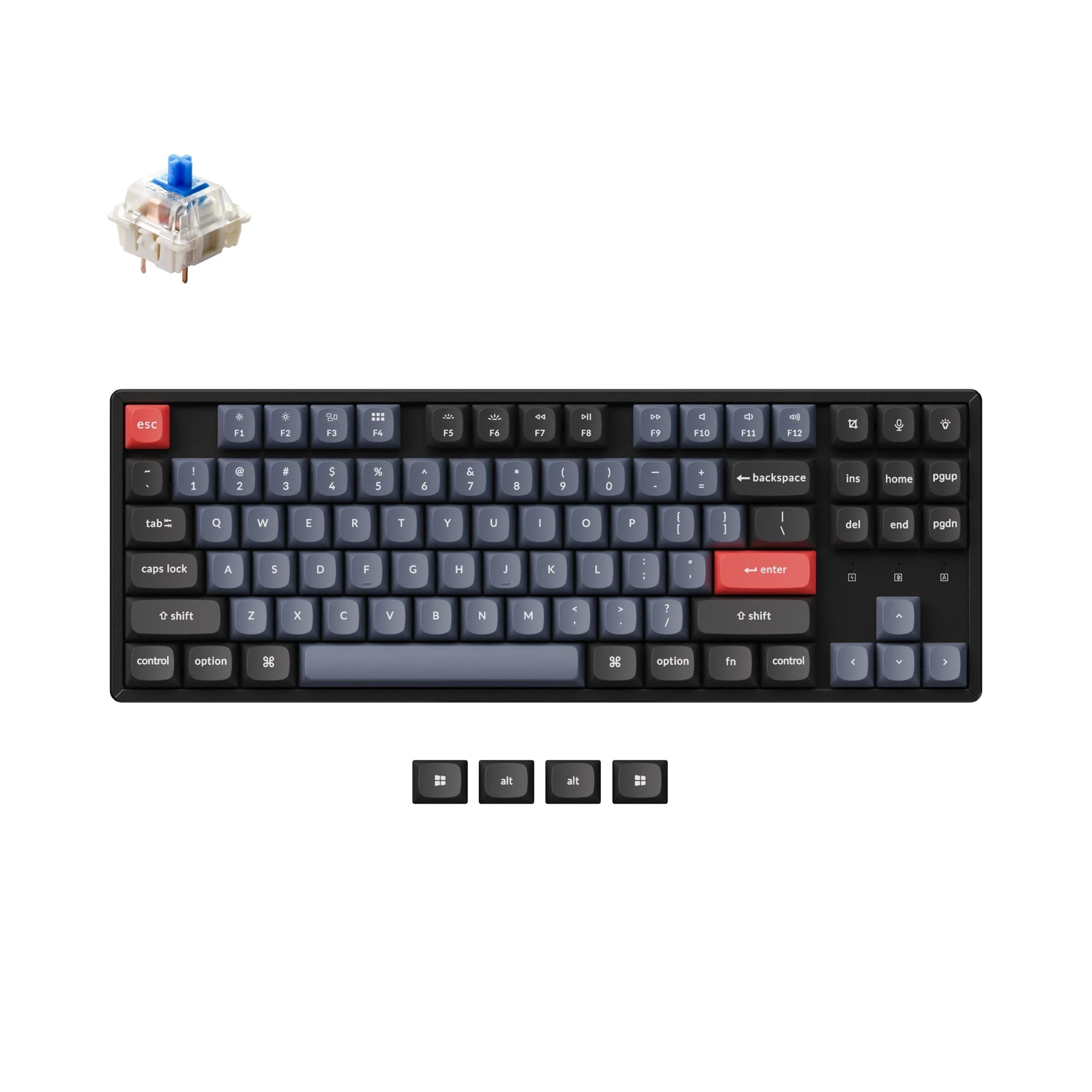 Keychron K8 Pro QMK/VIA Wireless Mechanical Keyboard (US ANSI Layout) - Image 5