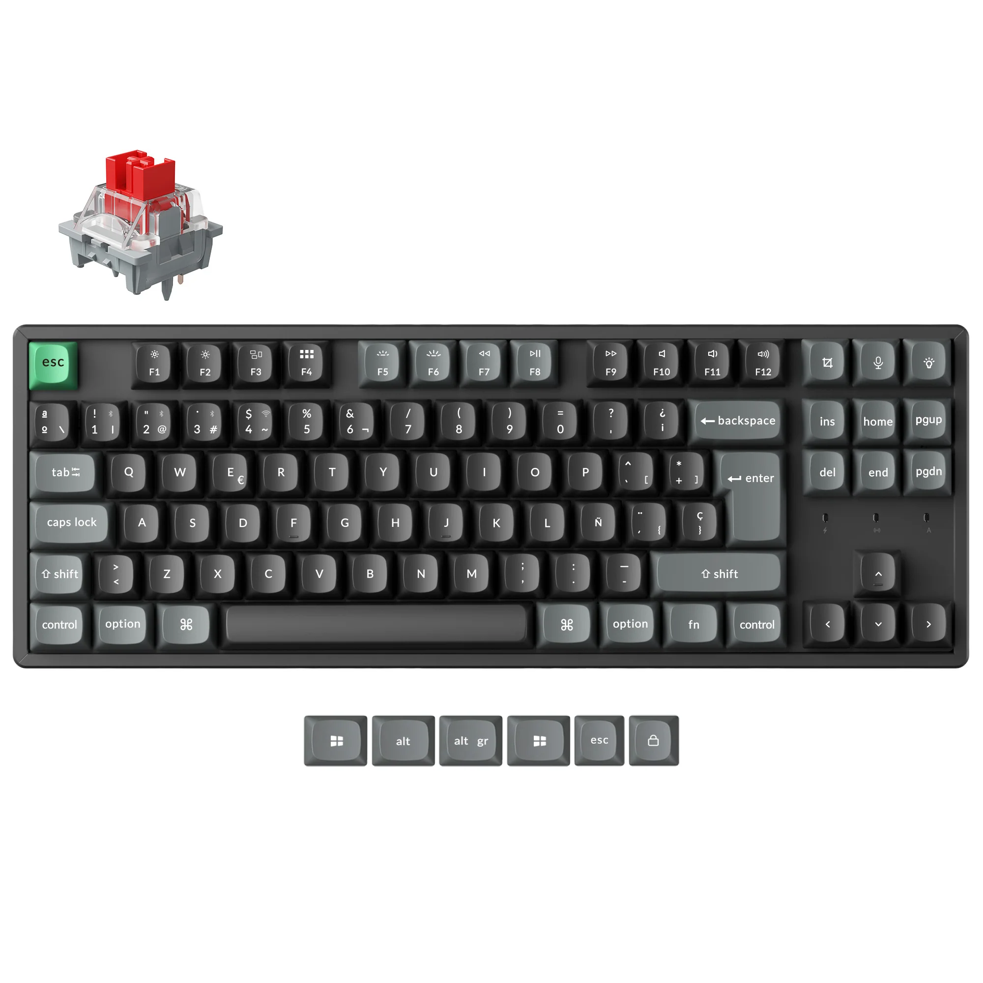 Keychron K8 Ultra 8K Wireless Custom Mechanical Keyboard ISO Layout Collection - Image 11