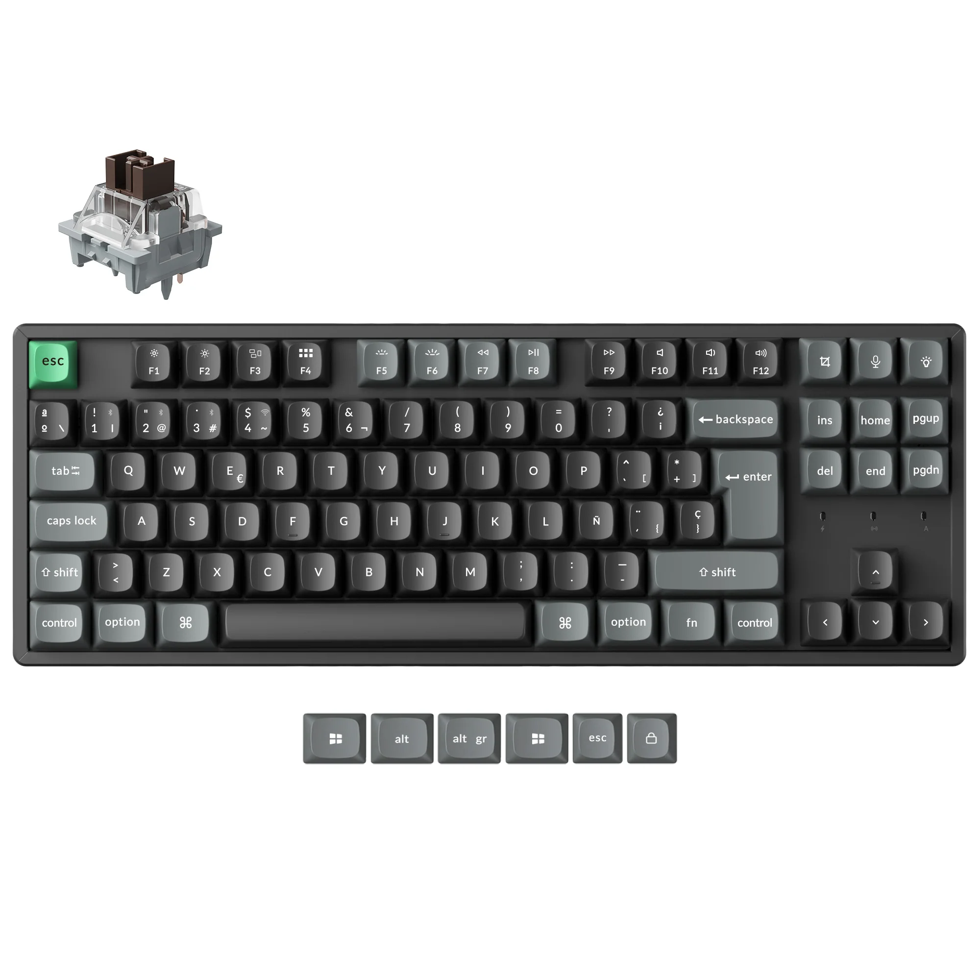 Keychron K8 Ultra 8K Wireless Custom Mechanical Keyboard ISO Layout Collection - Image 12