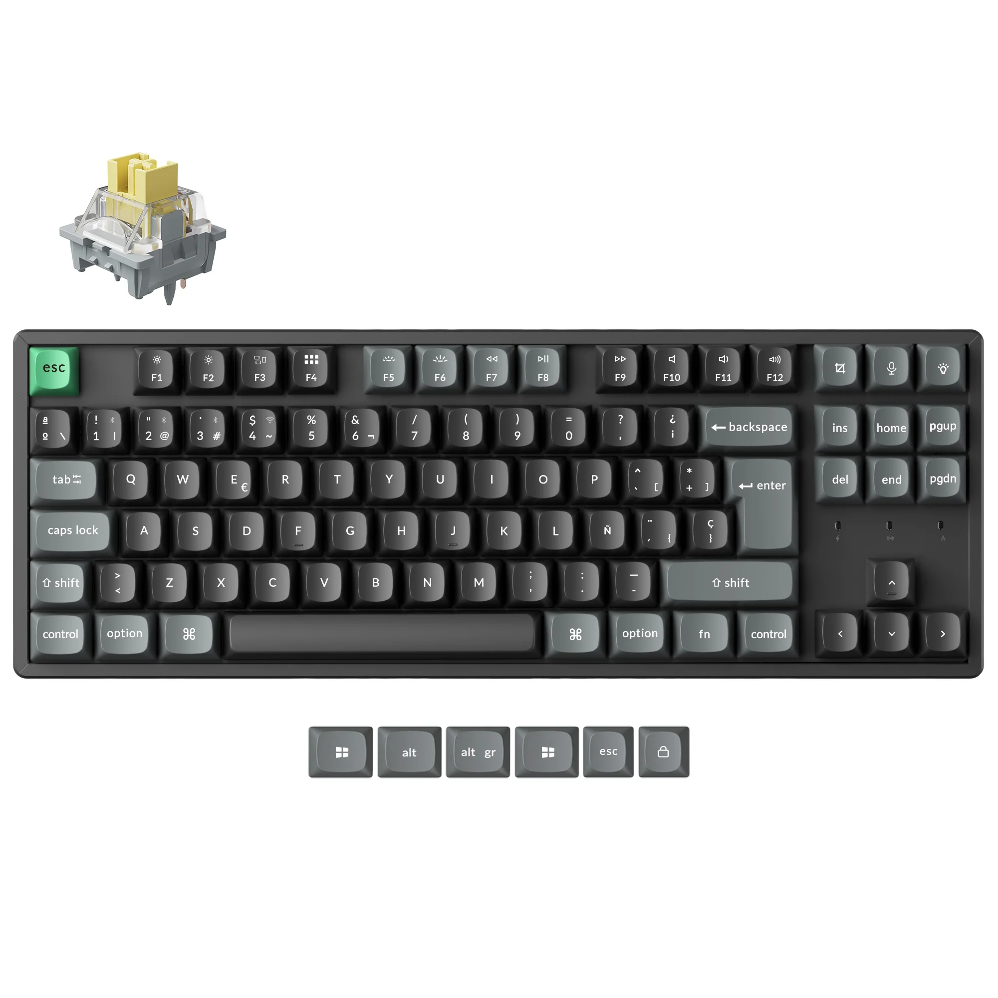 Keychron K8 Ultra 8K Wireless Custom Mechanical Keyboard ISO Layout Collection - Image 13