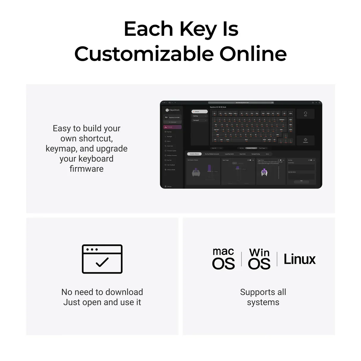 Keychron Q1 HE 8K Magnetic Switch Keyboard(US ANSI layout Only Wired Keyboard) - Image 5