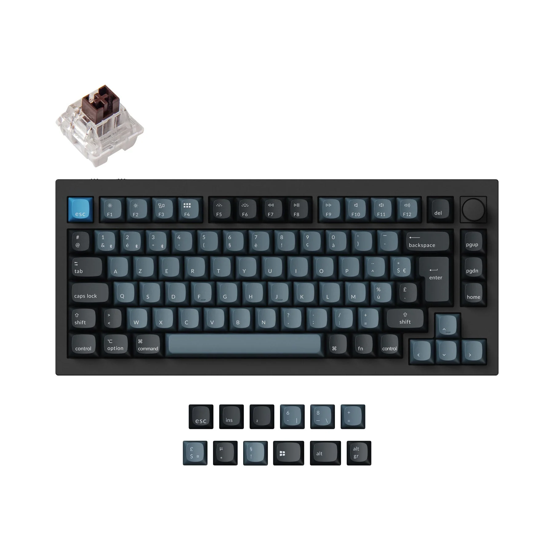 Keychron Q1 Pro QMK/VIA Wireless Custom Mechanical Keyboard ISO Layout Collection - Image 6