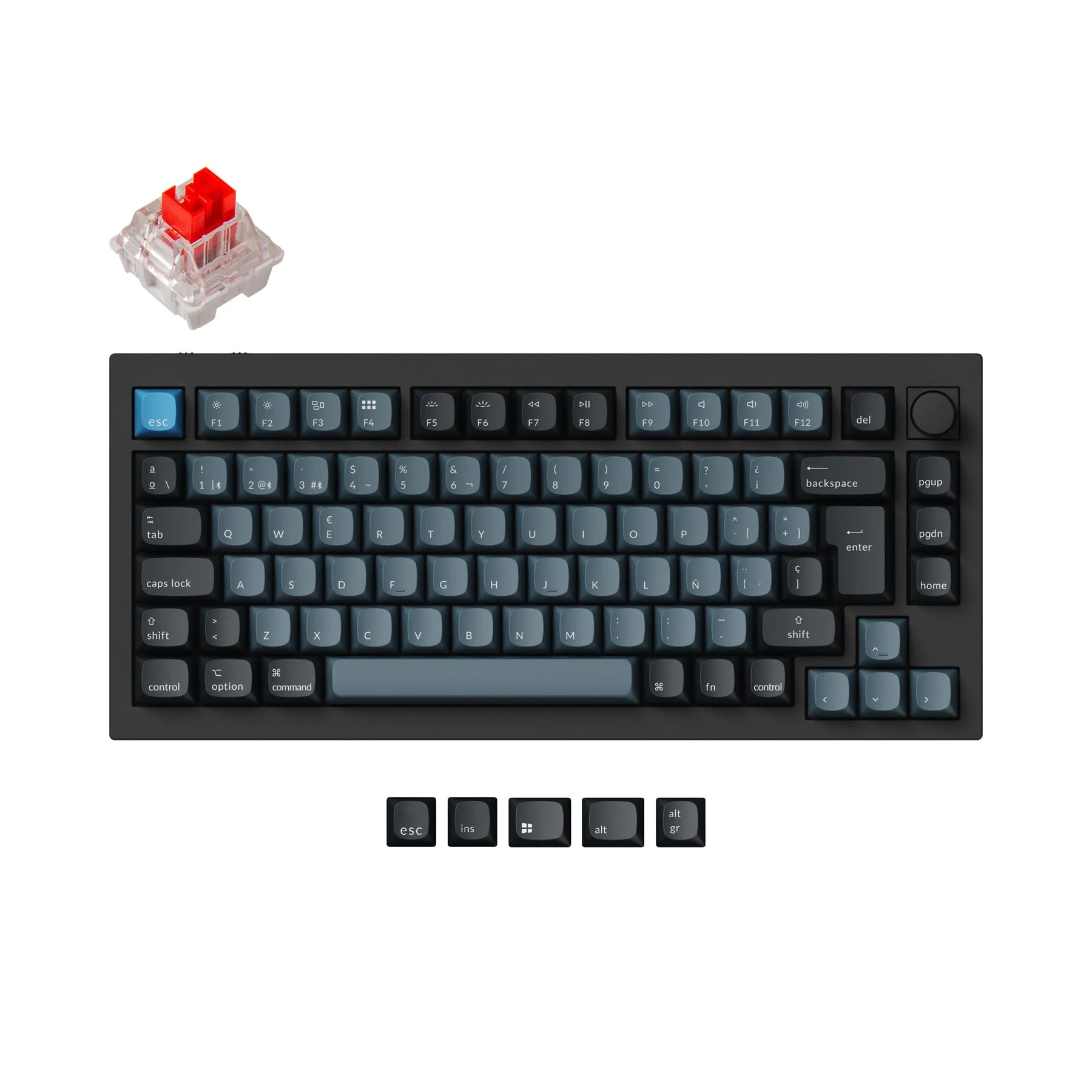 Keychron Q1 Pro QMK/VIA Wireless Custom Mechanical Keyboard ISO Layout Collection - Image 7