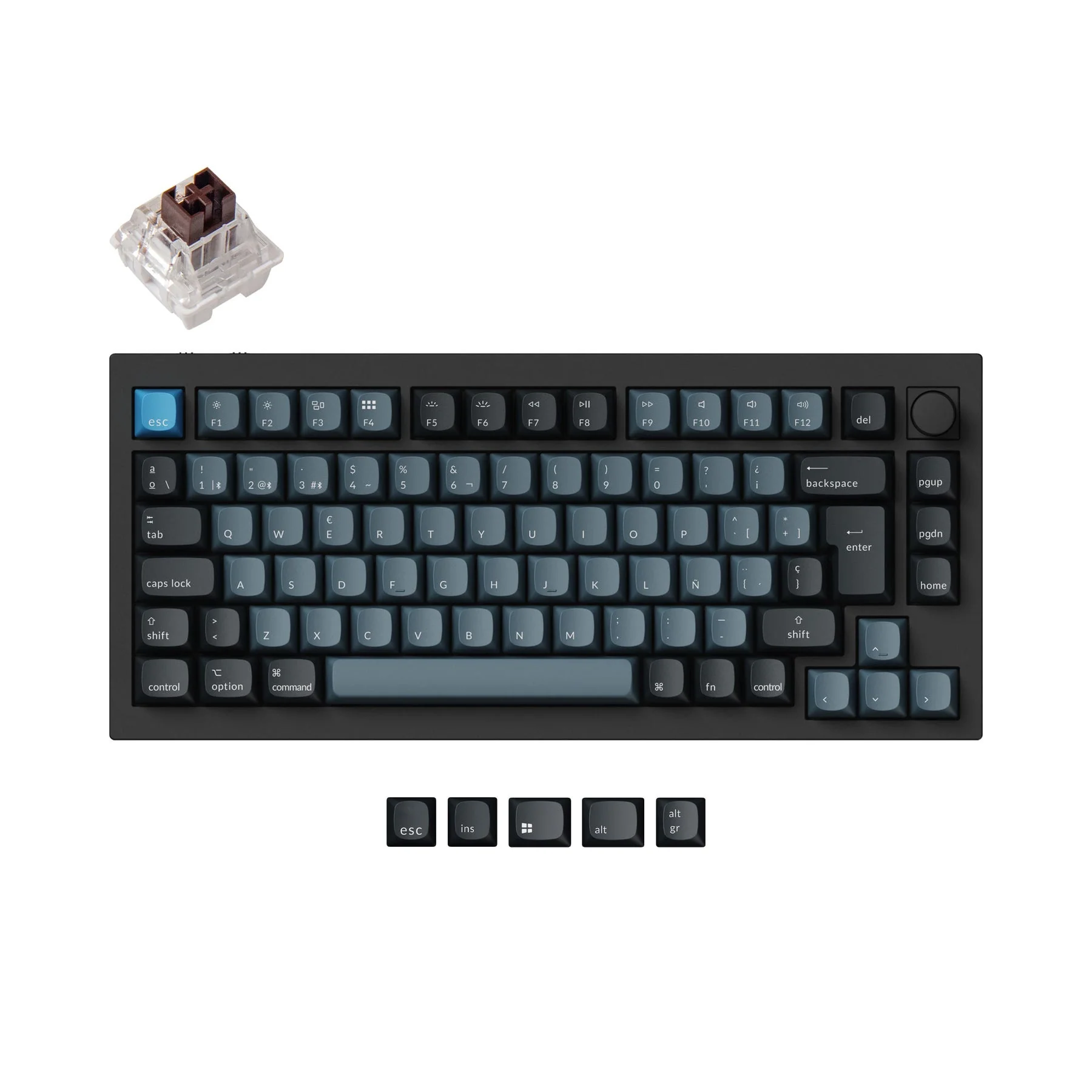 Keychron Q1 Pro QMK/VIA Wireless Custom Mechanical Keyboard ISO Layout Collection - Image 8