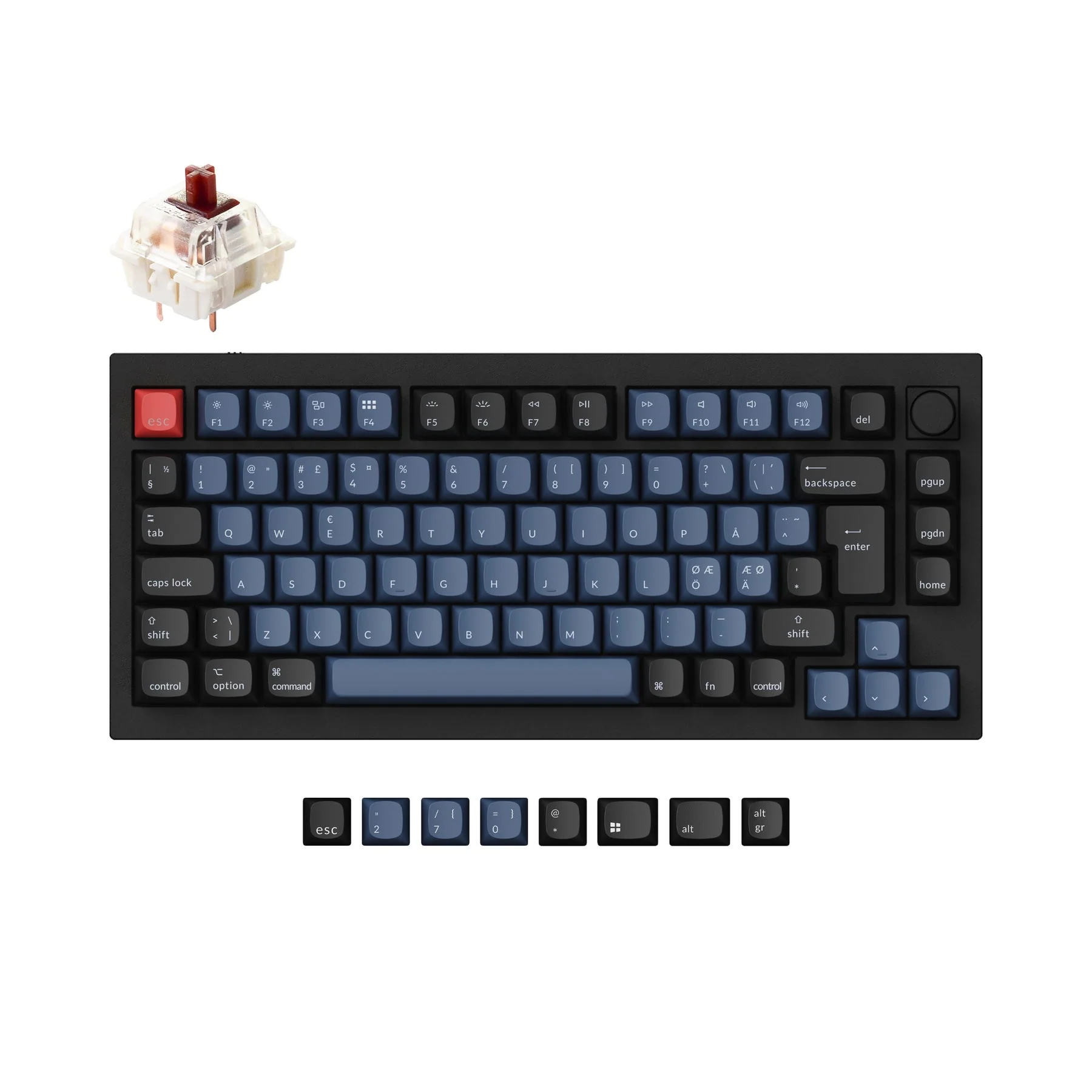 Keychron Q1 QMK Custom Mechanical Keyboard ISO Layout Collection - Image 18