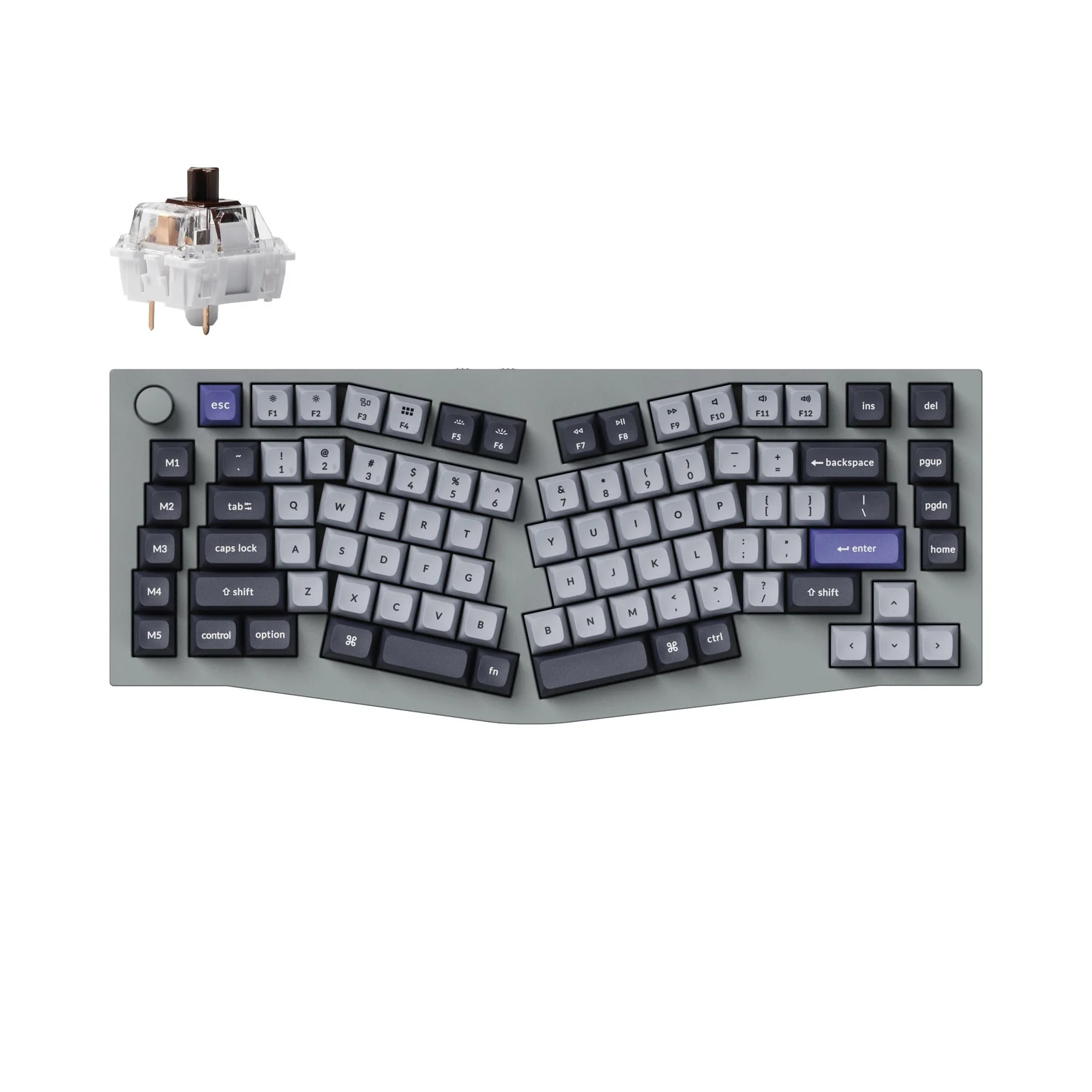 Keychron Q10 Pro (Alice Layout) QMK/VIA Wireless Custom Mechanical Keyboard (US Layout) - Image 5