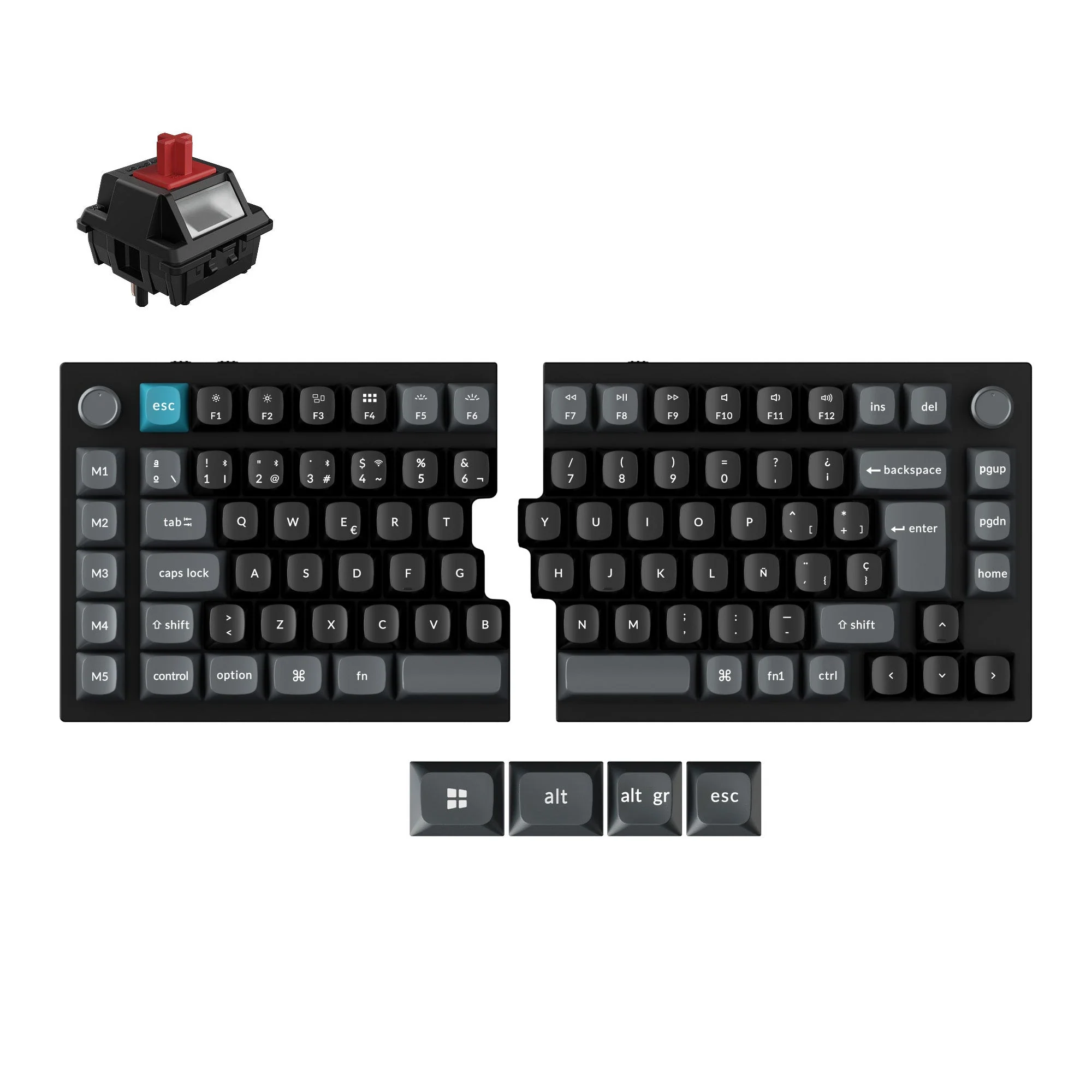 Keychron Q11 Ultra 8K Wireless Custom Mechanical Keyboard ISO Layout Collection - Image 3