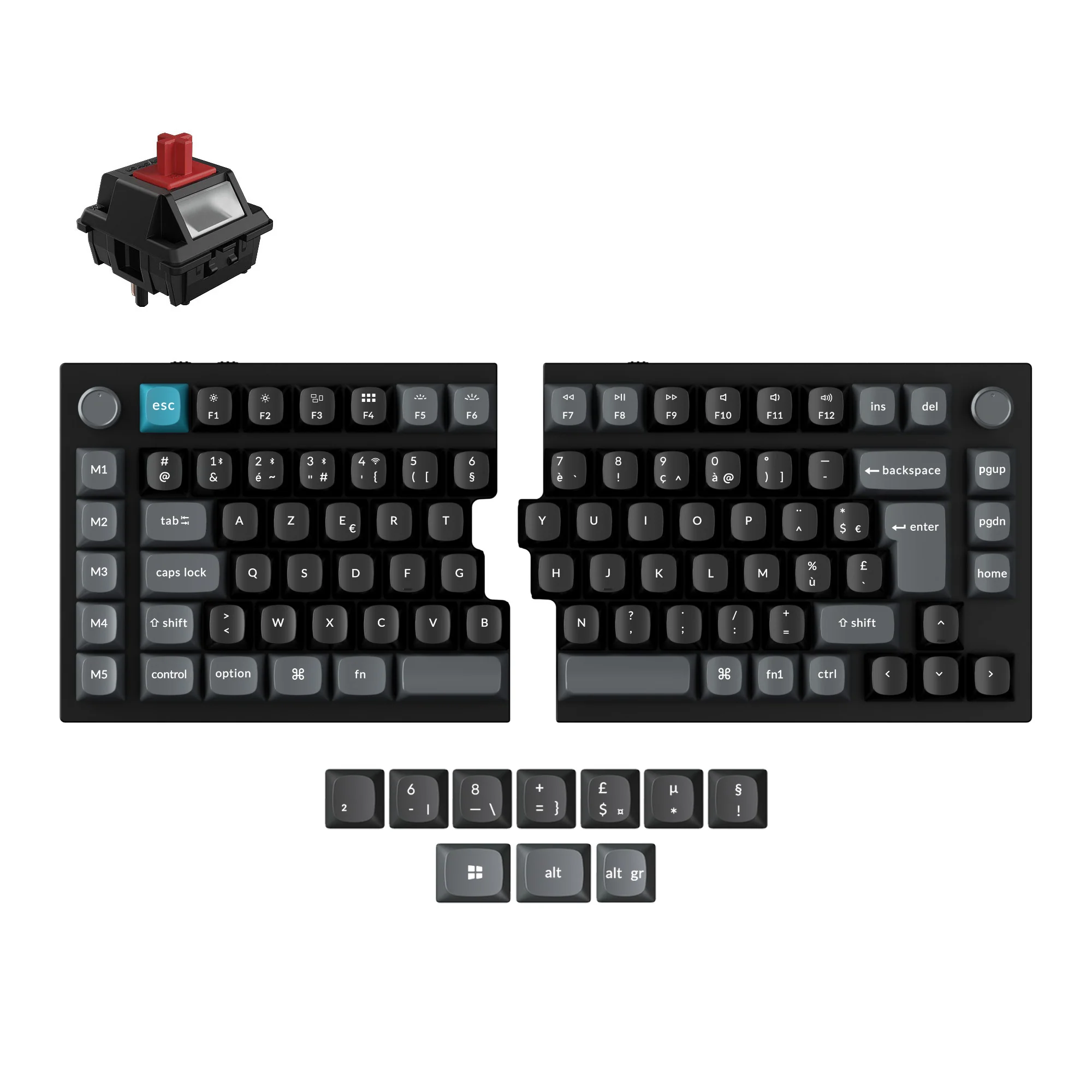 Keychron Q11 Ultra 8K Wireless Custom Mechanical Keyboard ISO Layout Collection - Image 6