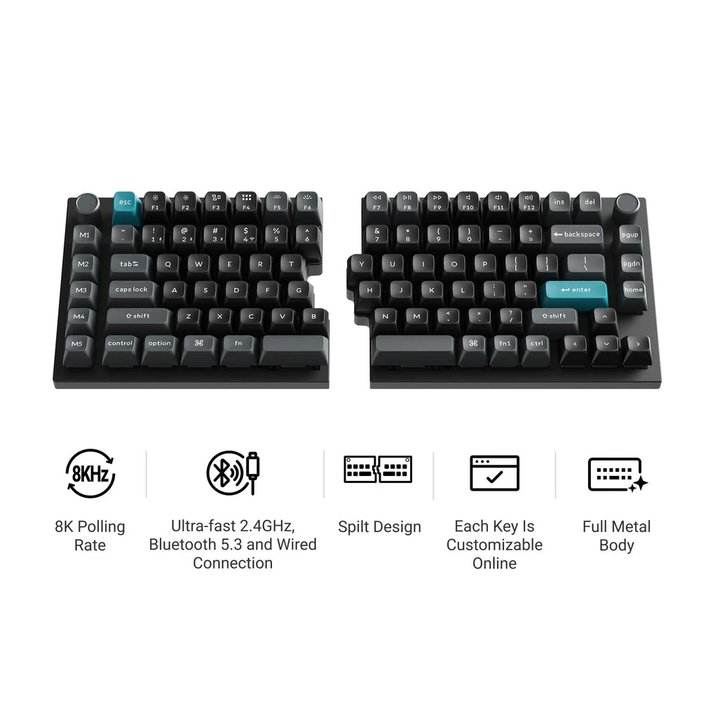 Keychron Q11 Ultra 8K Wireless Custom Mechanical Keyboard (US ANSI Layout)