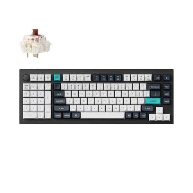 Keychron Q12 Max QMK/VIA Wireless Custom Mechanical Keyboard(US ANSI Layout) - Image 2