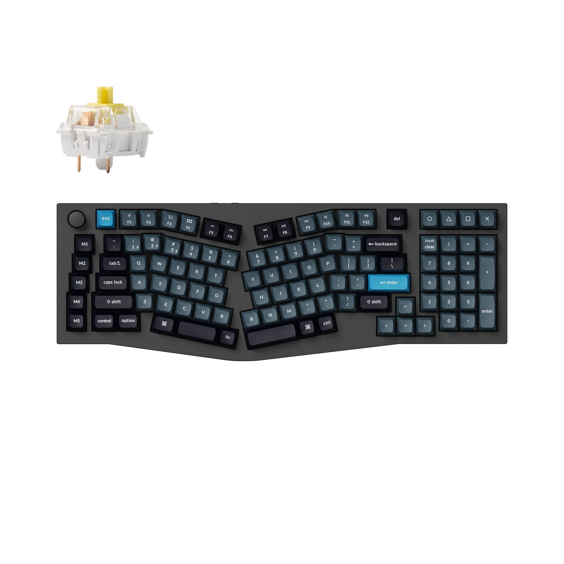 Keychron Q13 Pro (Alice Layout) QMK/VIA Wireless Custom Mechanical Keyboard (US Layout) - Image 3