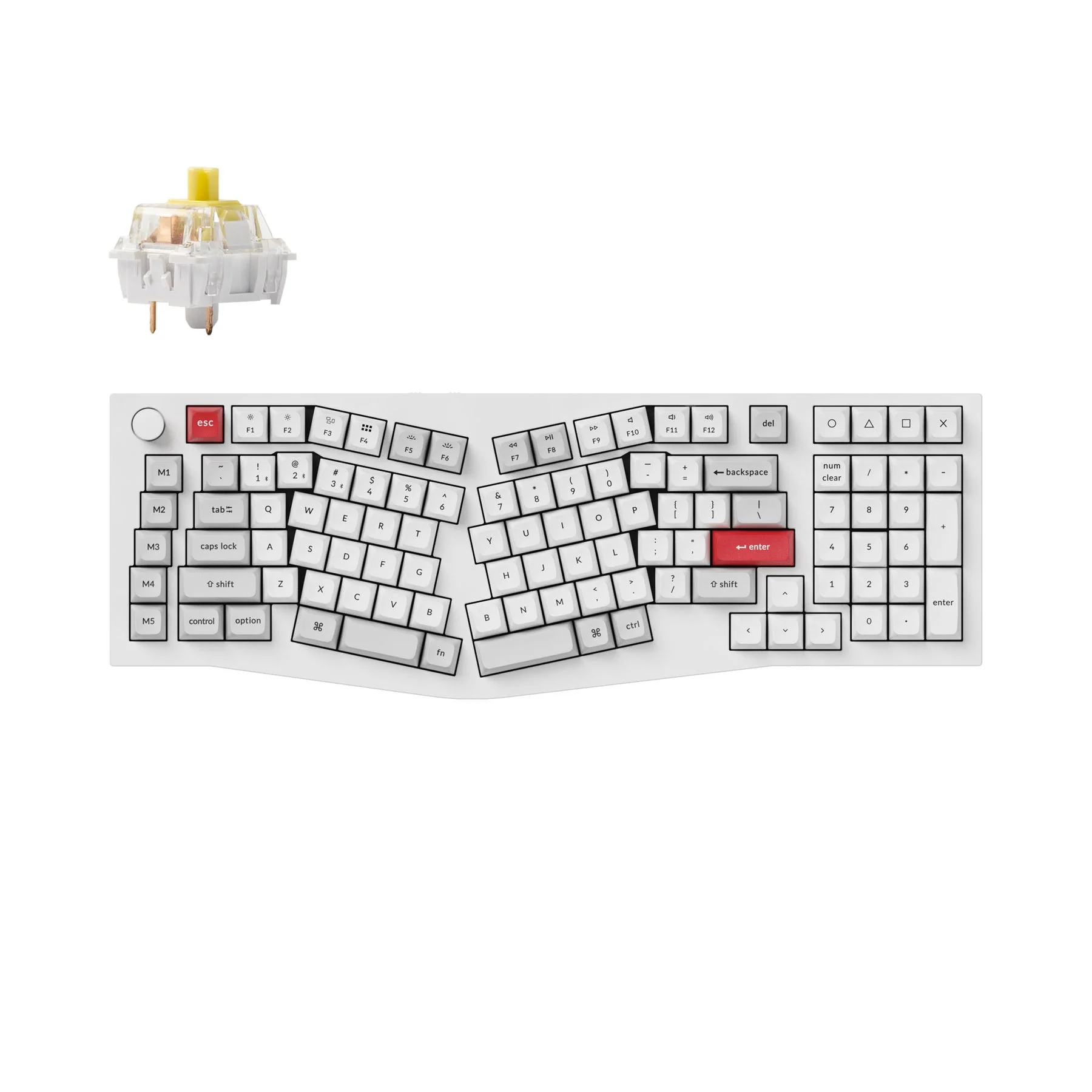 Keychron Q13 Pro (Alice Layout) QMK/VIA Wireless Custom Mechanical Keyboard (US Layout) - Image 9