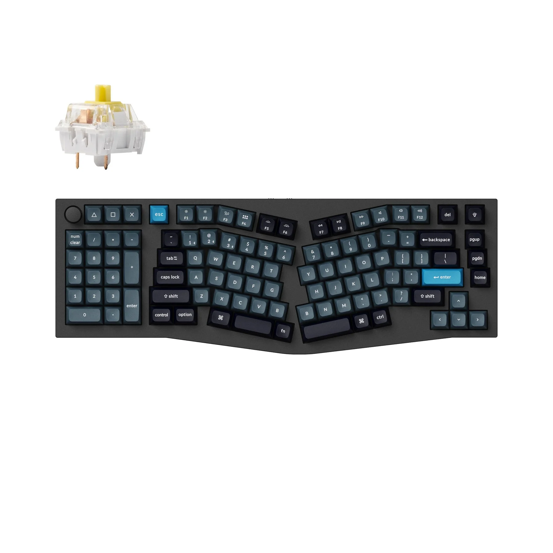 Keychron Q14 Pro (Alice Layout) QMK/VIA Wireless Custom Mechanical Keyboard (US Layout) - Image 3