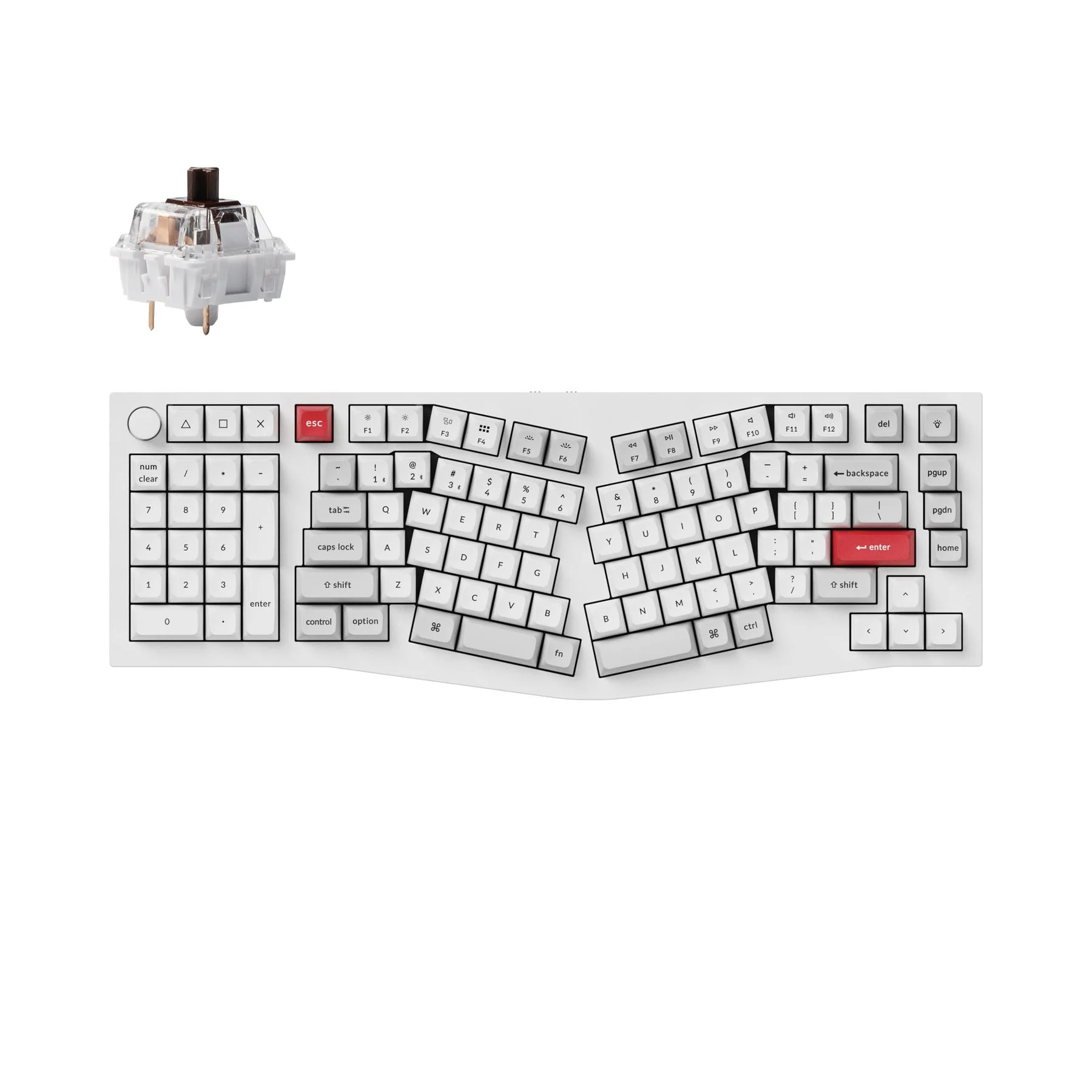Keychron Q14 Pro (Alice Layout) QMK/VIA Wireless Custom Mechanical Keyboard (US Layout) - Image 8