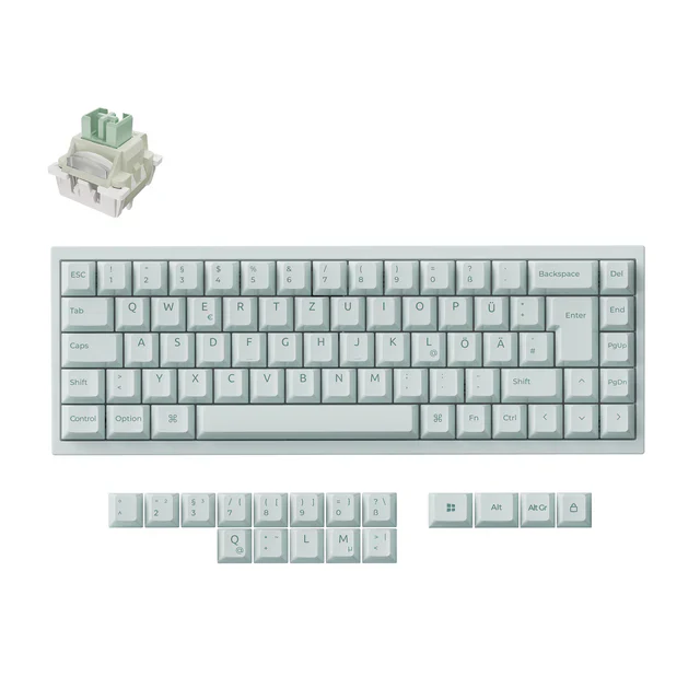Keychron Q16 HE 8K Magnetic Switch ISO Layout Keyboard (Only Wired Keyboard)