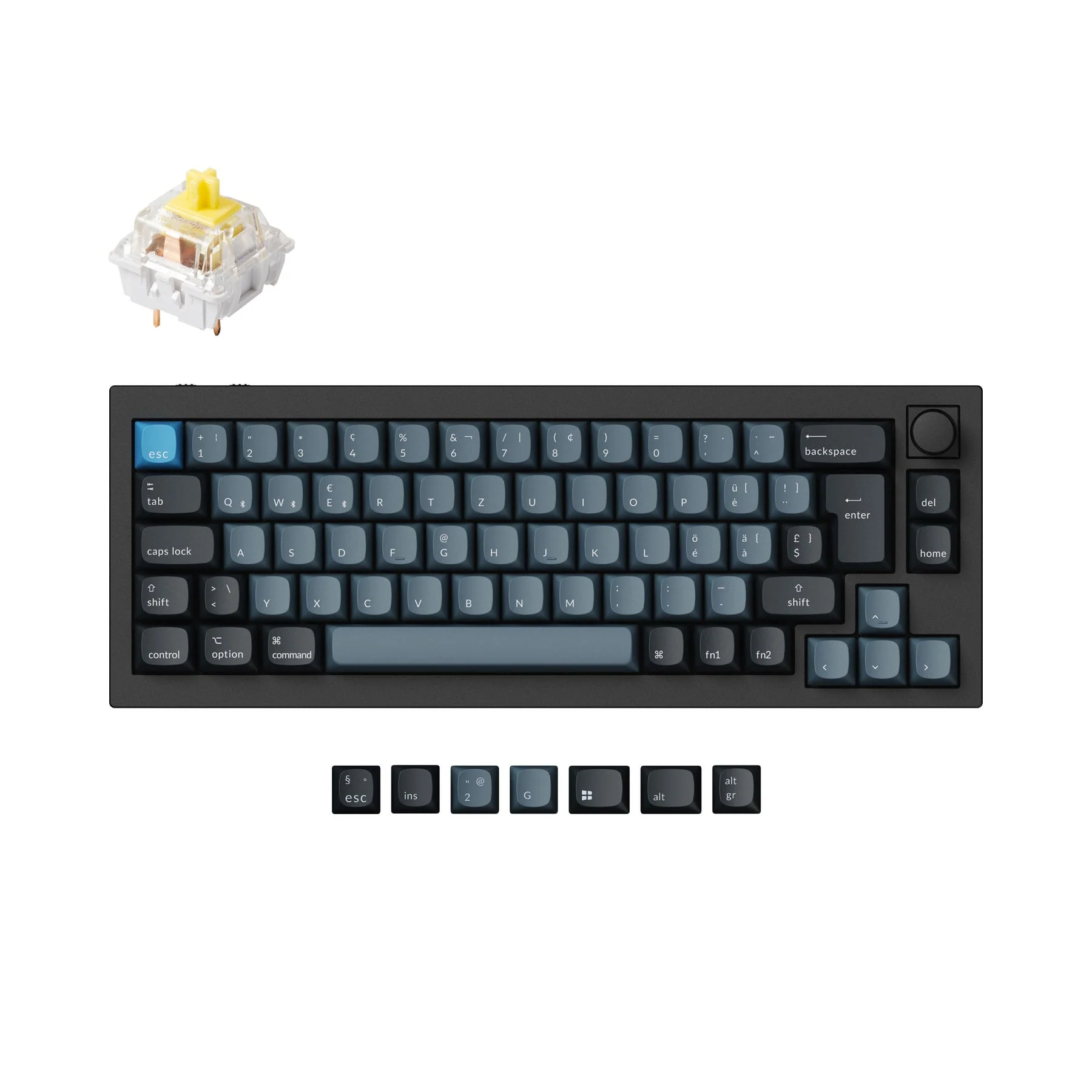 Keychron Q2 Pro QMK/VIA Wireless Custom Mechanical Keyboard ISO Layout Collection - Image 10
