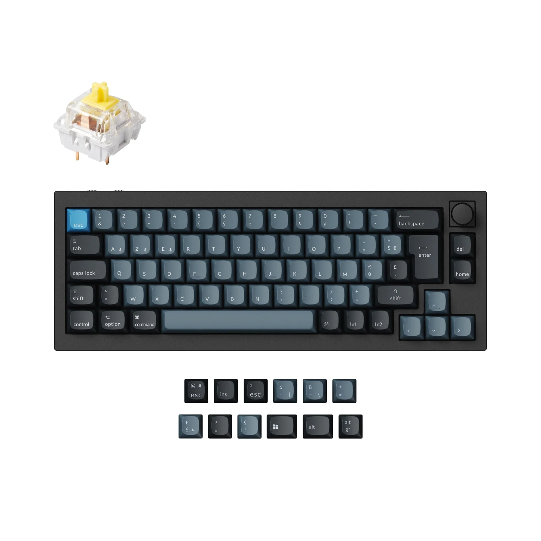 Keychron Q2 Pro QMK/VIA Wireless Custom Mechanical Keyboard ISO Layout Collection - Image 6