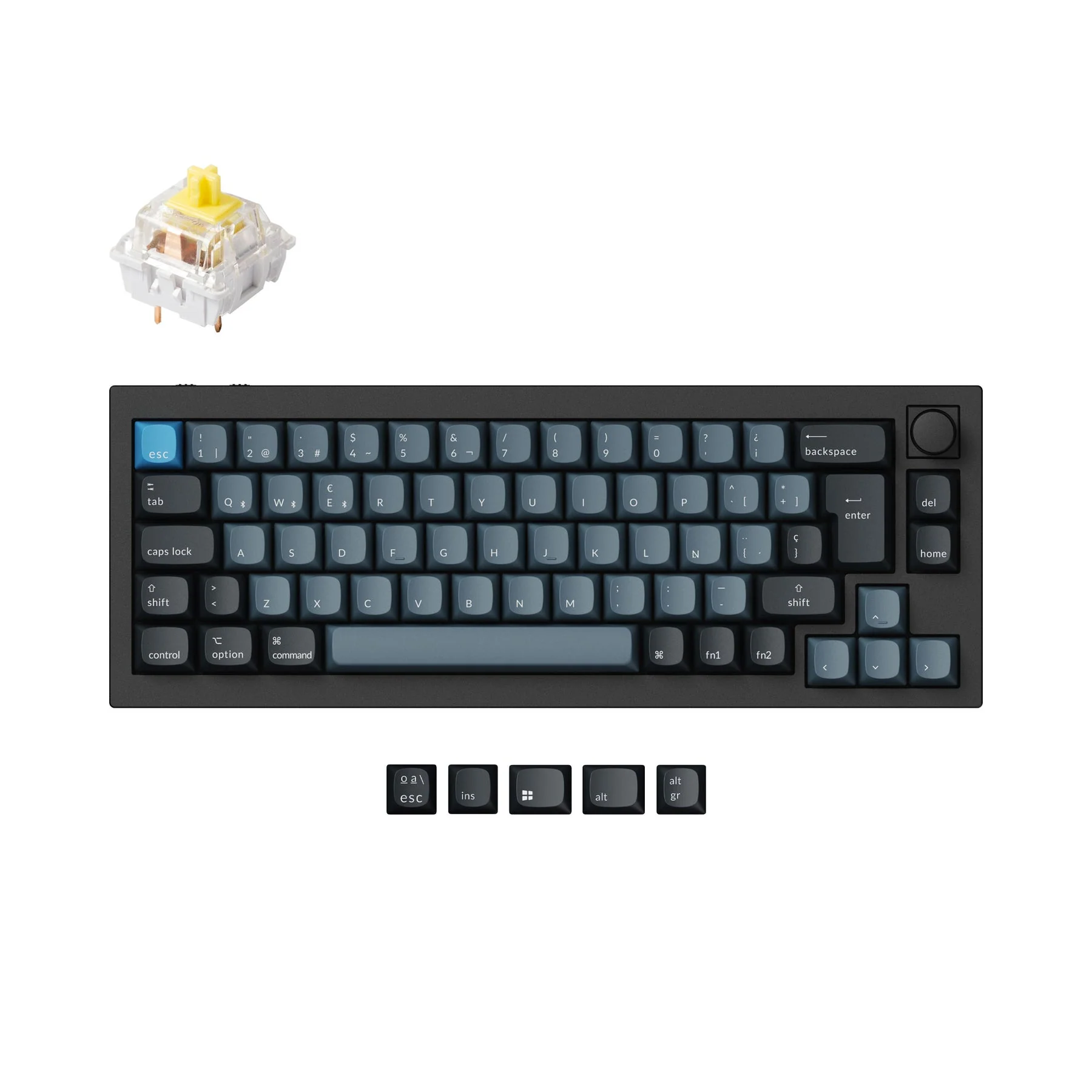 Keychron Q2 Pro QMK/VIA Wireless Custom Mechanical Keyboard ISO Layout Collection - Image 8