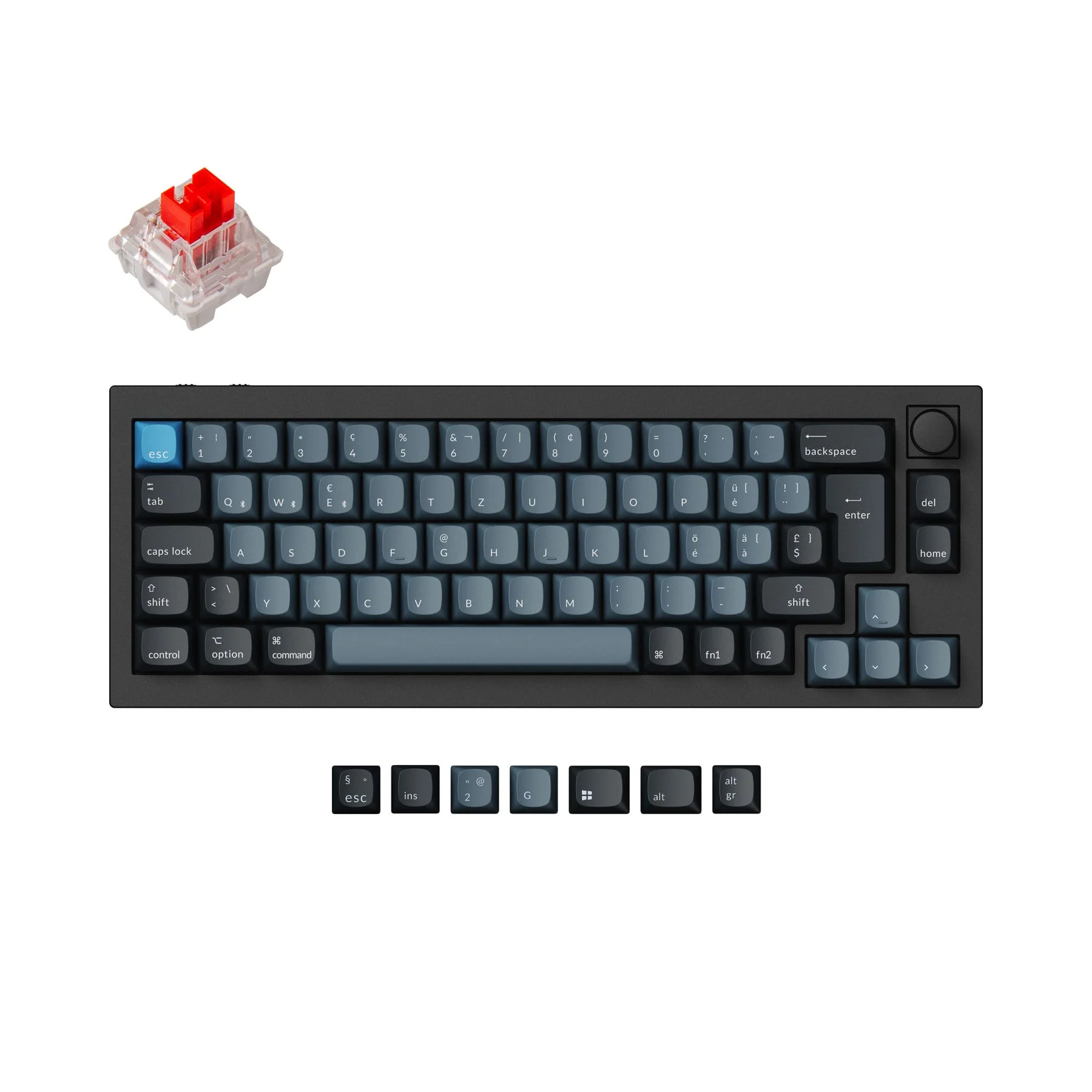 Keychron Q2 Pro QMK/VIA Wireless Custom Mechanical Keyboard ISO Layout Collection - Image 9