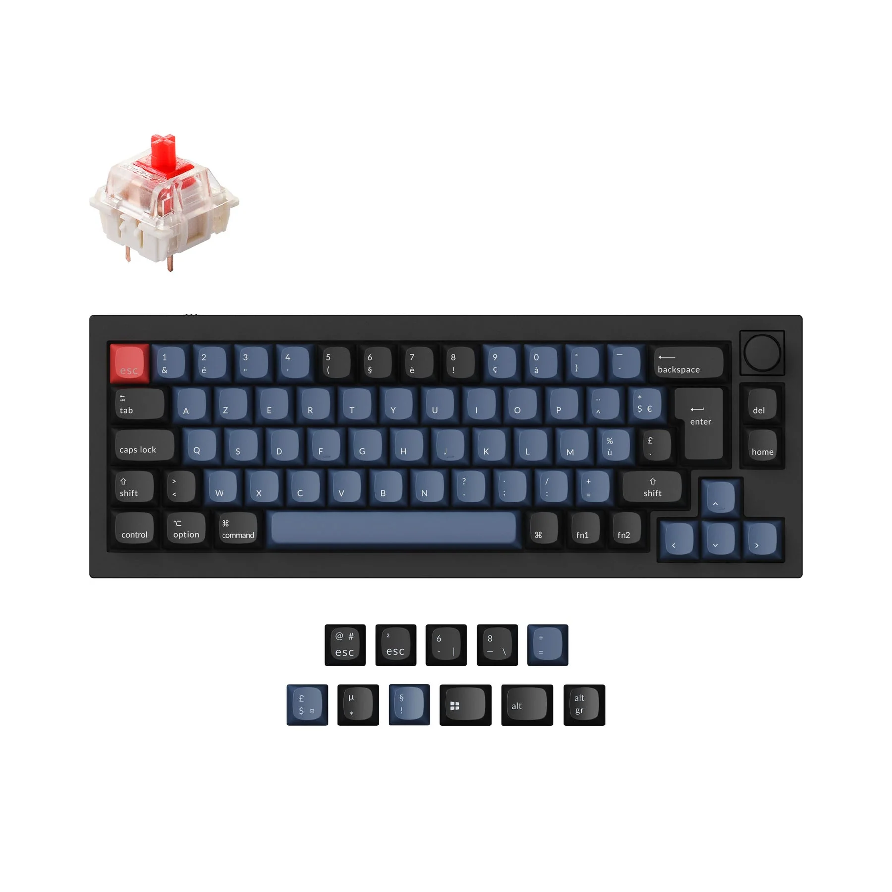 Keychron Q2 QMK Custom Mechanical Keyboard ISO Layout Collection - Image 5
