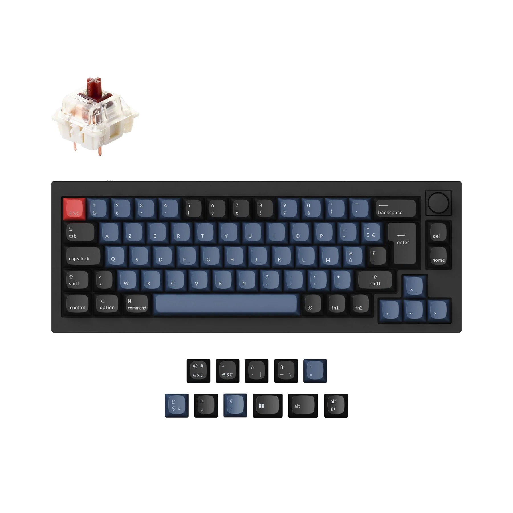 Keychron Q2 QMK Custom Mechanical Keyboard ISO Layout Collection - Image 6