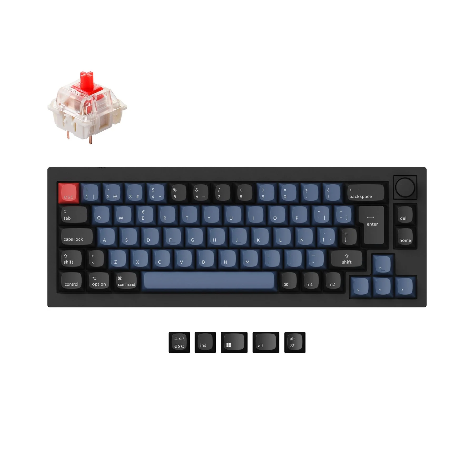 Keychron Q2 QMK Custom Mechanical Keyboard ISO Layout Collection - Image 7