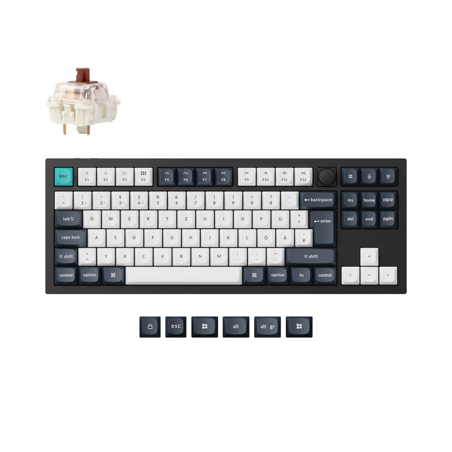 Keychron Q3 Max QMK/VIA Wireless Custom Mechanical Keyboard ISO Layout Collection - Image 2