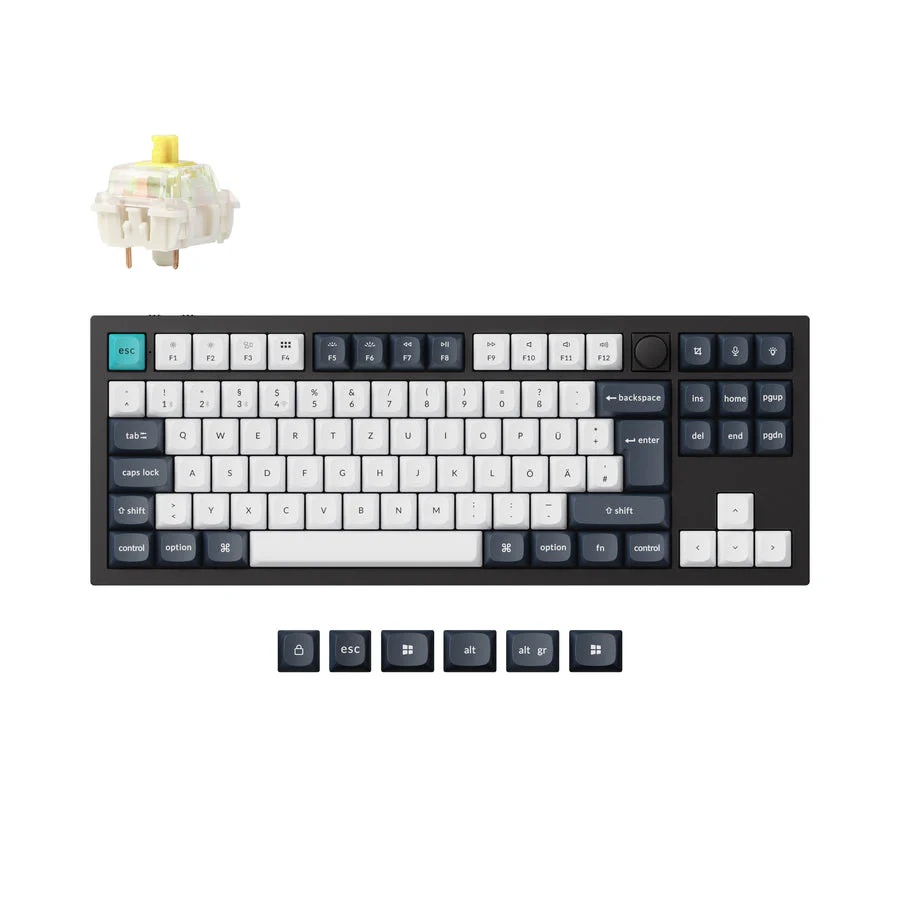Keychron Q3 Max QMK/VIA Wireless Custom Mechanical Keyboard ISO Layout Collection - Image 3