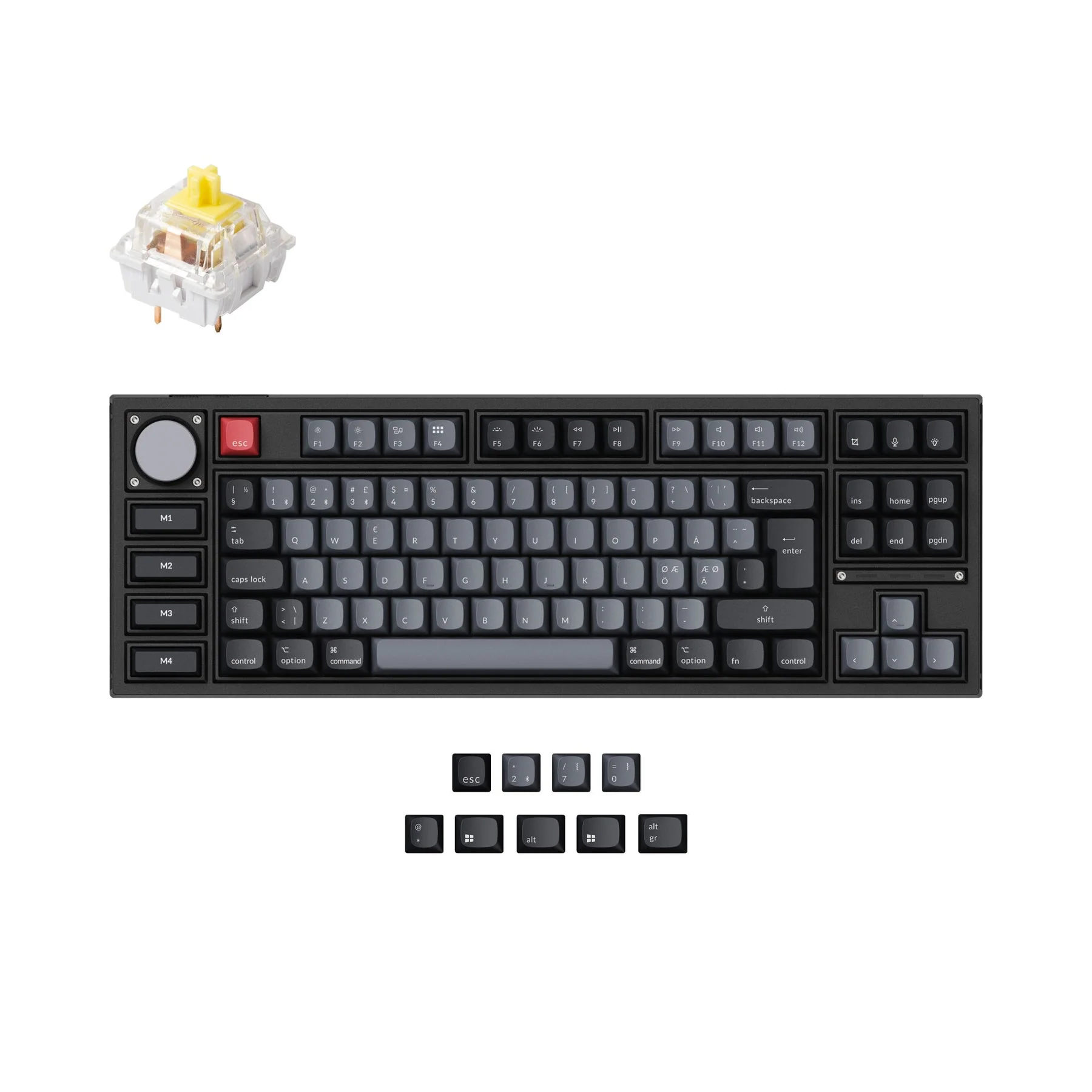 Keychron Q3 Pro QMK/VIA Wireless Custom Mechanical Keyboard ISO Layout Collection - Image 21