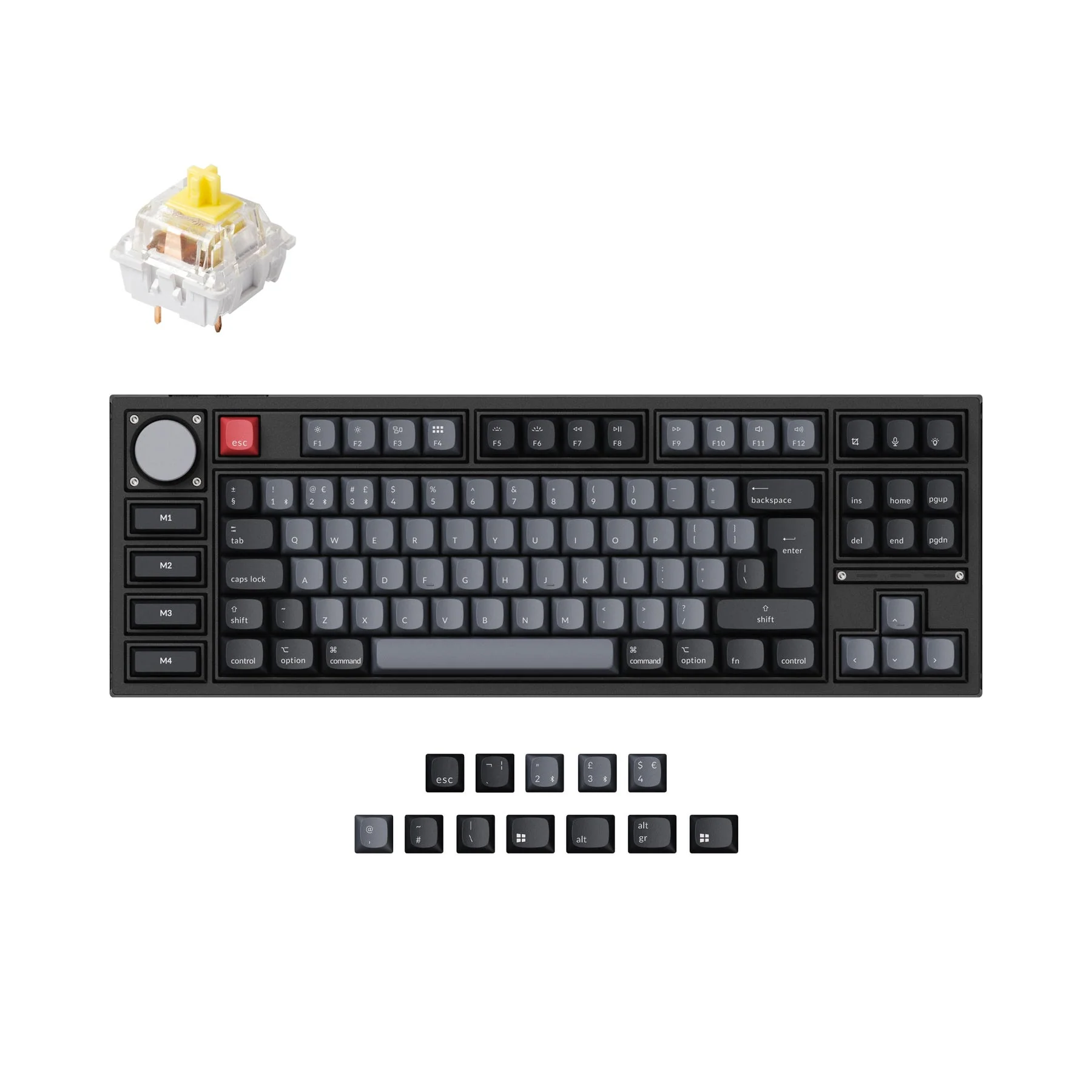 Keychron Q3 Pro QMK/VIA Wireless Custom Mechanical Keyboard ISO Layout Collection - Image 4