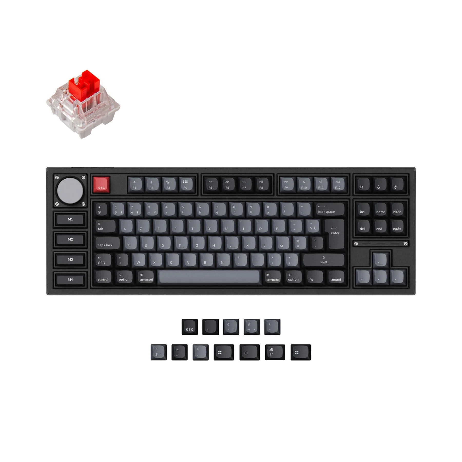 Keychron Q3 Pro QMK/VIA Wireless Custom Mechanical Keyboard ISO Layout Collection - Image 5