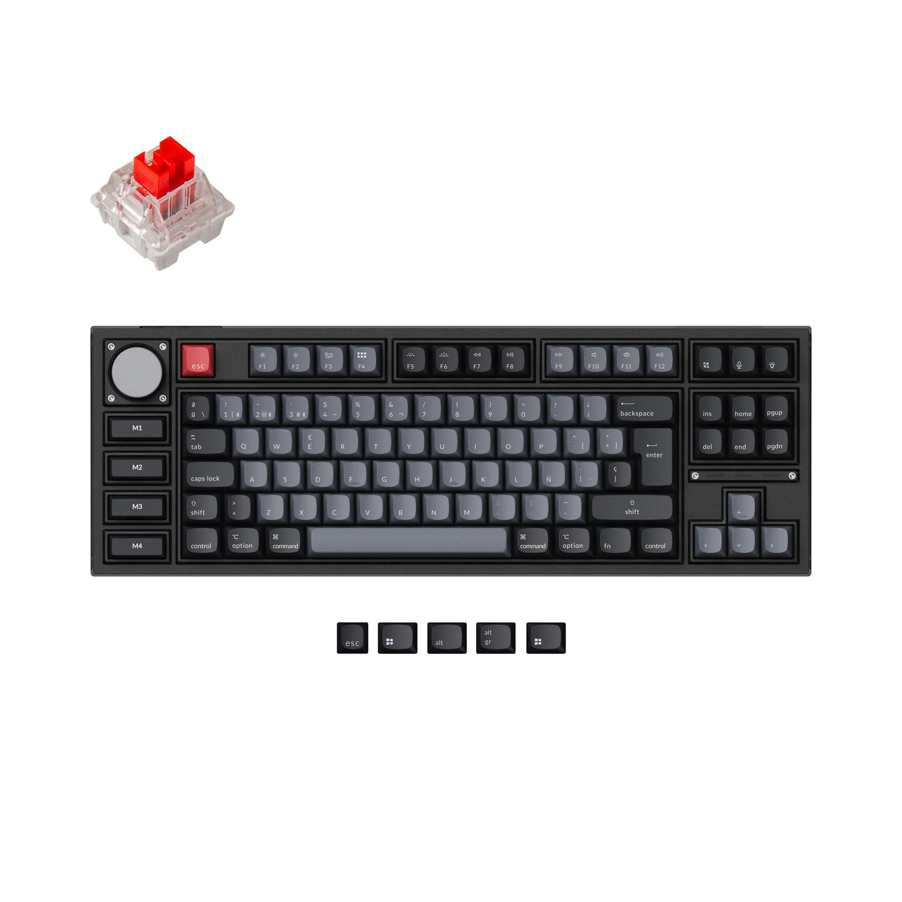 Keychron Q3 Pro QMK/VIA Wireless Custom Mechanical Keyboard ISO Layout Collection - Image 7