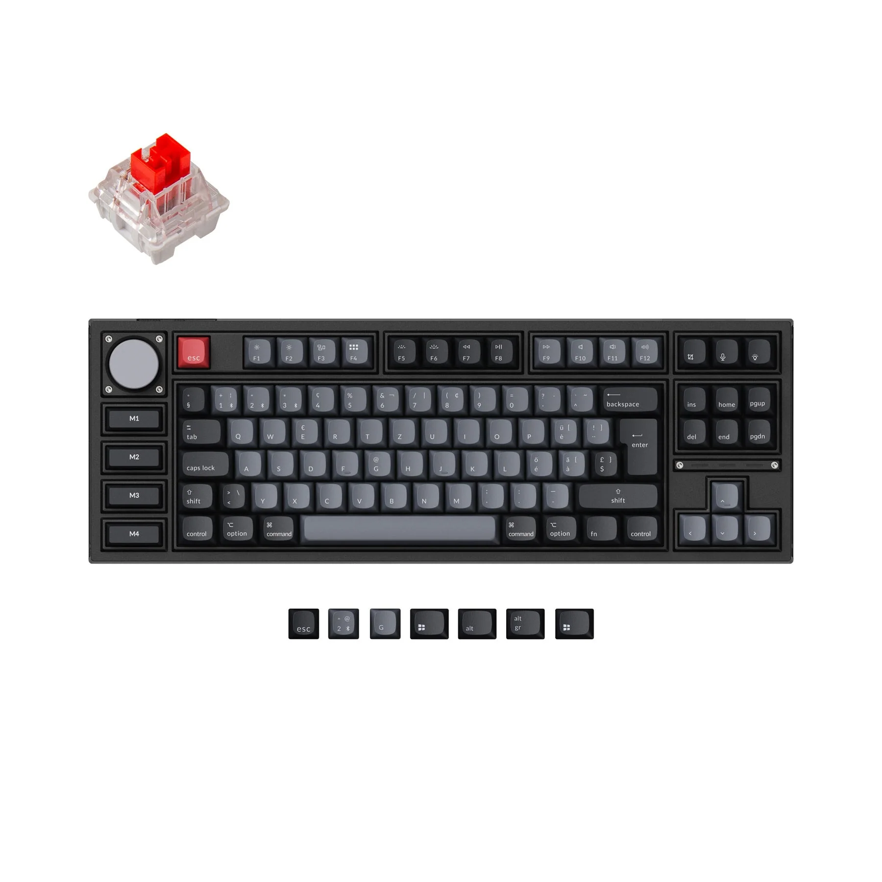 Keychron Q3 Pro QMK/VIA Wireless Custom Mechanical Keyboard ISO Layout Collection - Image 9