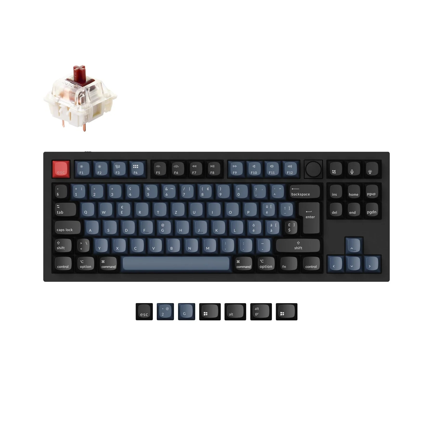 Keychron Q3 QMK Custom Mechanical Keyboard ISO Layout Collection - Image 10