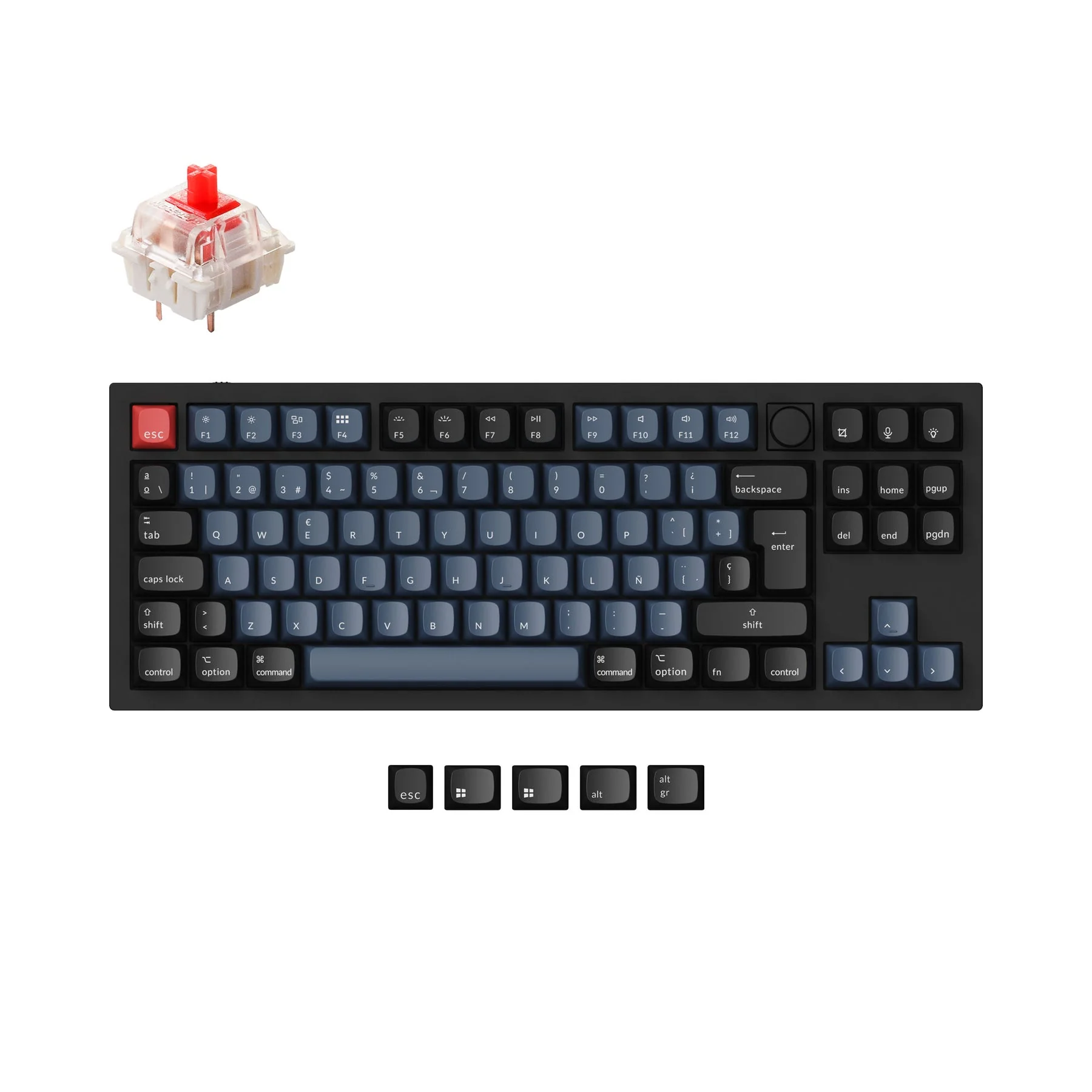 Keychron Q3 QMK Custom Mechanical Keyboard ISO Layout Collection - Image 7