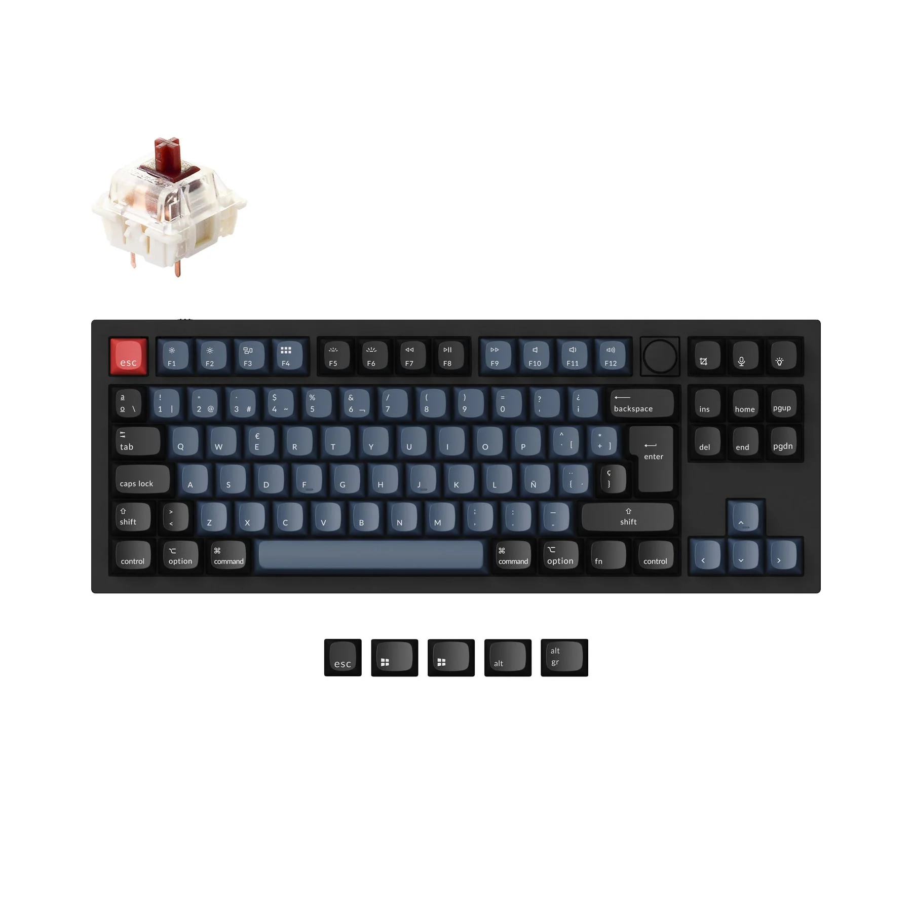 Keychron Q3 QMK Custom Mechanical Keyboard ISO Layout Collection - Image 8