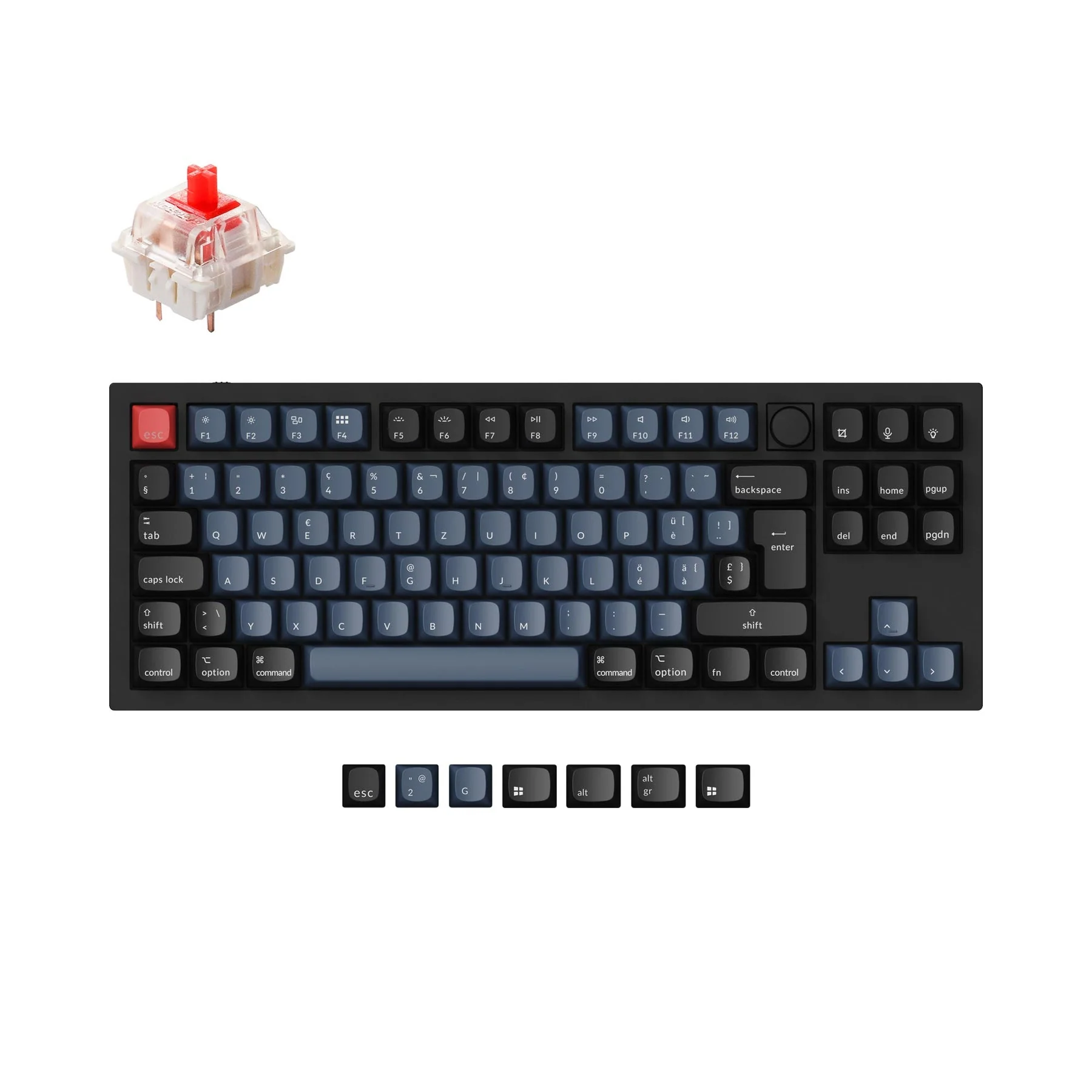 Keychron Q3 QMK Custom Mechanical Keyboard ISO Layout Collection - Image 9