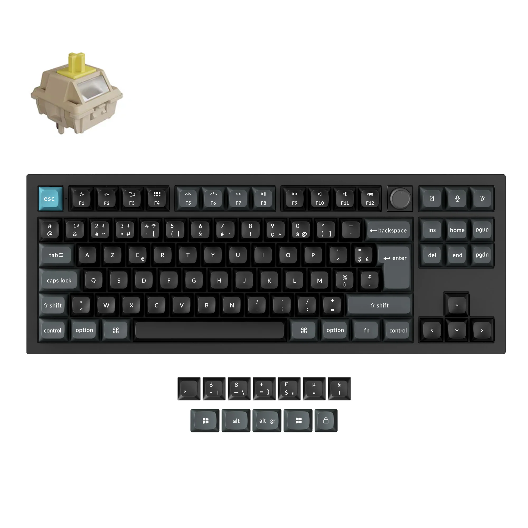 Keychron Q3 Ultra 8K Wireless Custom Mechanical Keyboard ISO Layout Collection - Image 10