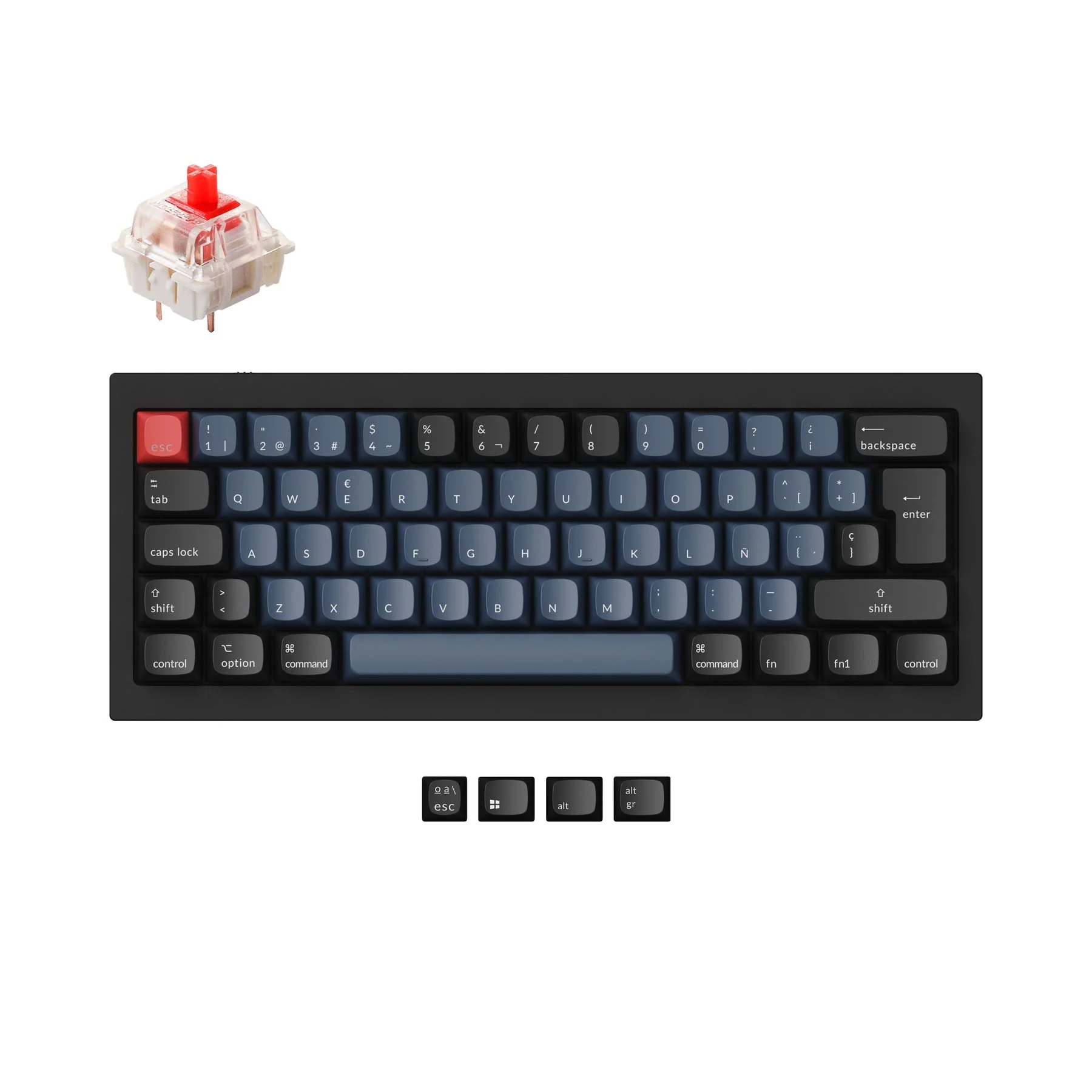 Keychron Q4 QMK Custom Mechanical Keyboard ISO Layout Collection - Image 7