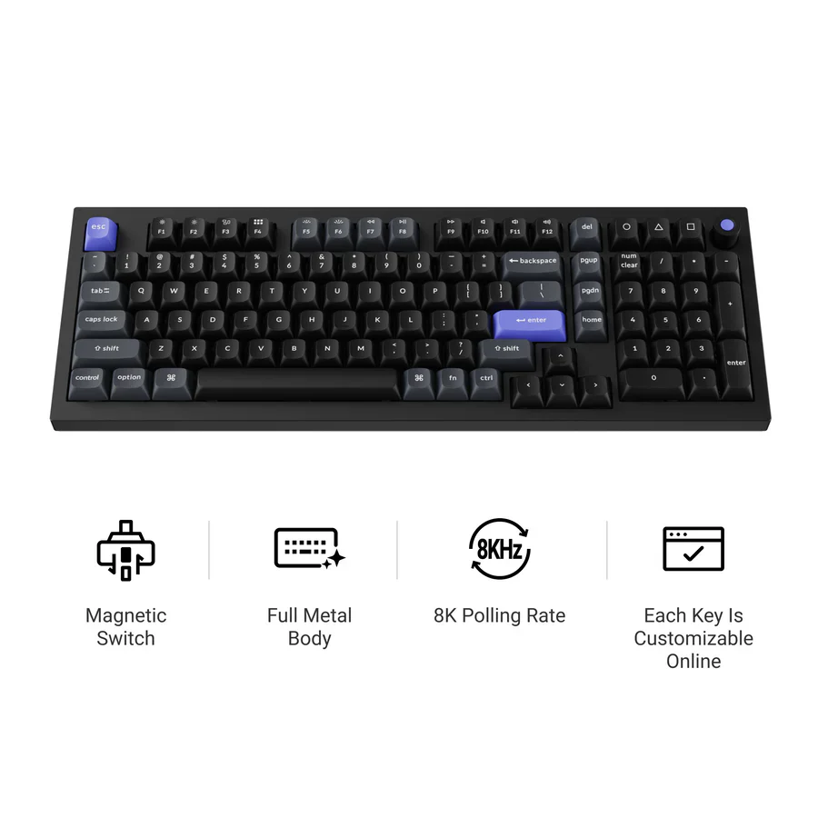 Keychron Q5 HE 8K Magnetic Switch Keyboard(US ANSI layout Only Wired Keyboard) - Image 4