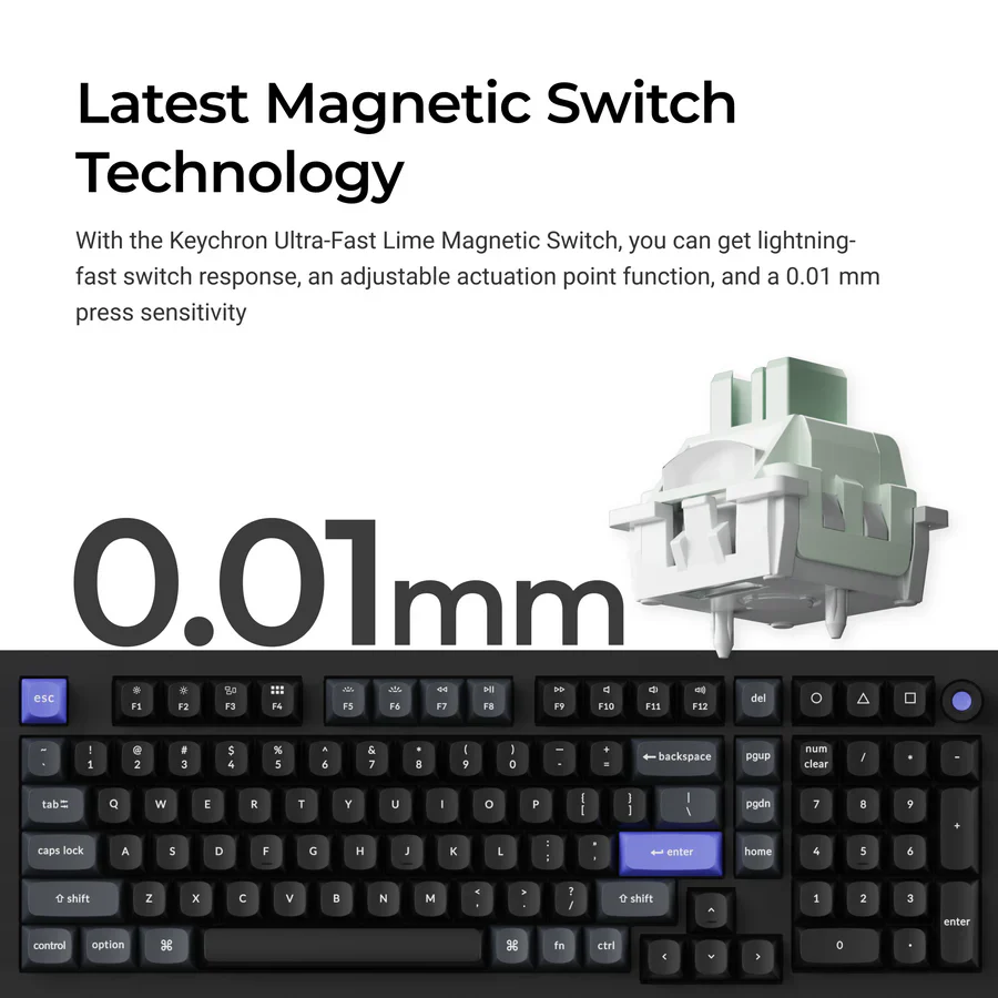 Keychron Q5 HE 8K Magnetic Switch Keyboard(US ANSI layout Only Wired Keyboard) - Image 5