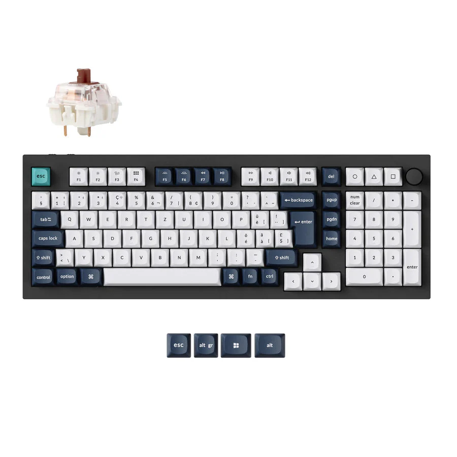 Keychron Q5 Max QMK/VIA Wireless Custom Mechanical Keyboard ISO Layout Collection - Image 11
