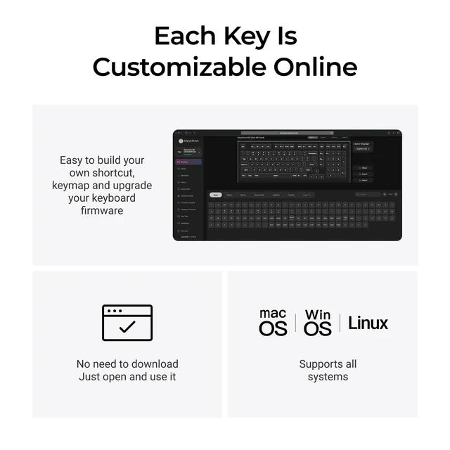 Keychron Q5 Ultra 8K Wireless Custom Mechanical Keyboard(ANSI US Layout) - Image 6