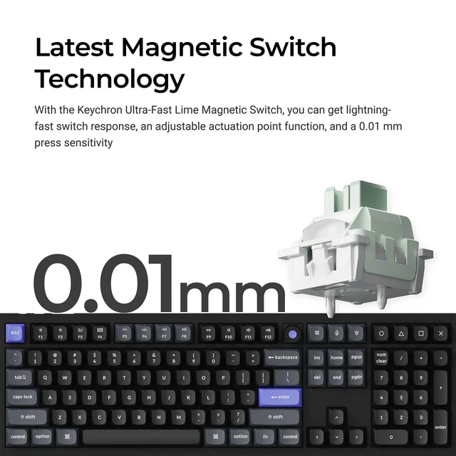 Keychron Q6 HE 8K Magnetic Switch Keyboard(US ANSI layout Only Wired Keyboard) - Image 7