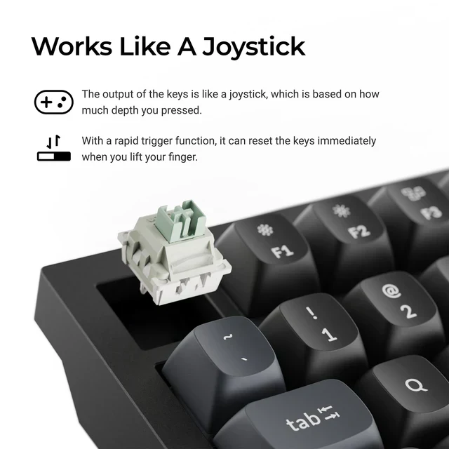 Keychron Q6 HE 8K Magnetic Switch Keyboard(US ANSI layout Only Wired Keyboard) - Image 6