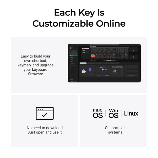 Keychron Q6 HE 8K Magnetic Switch Keyboard(US ANSI layout Only Wired Keyboard) - Image 3