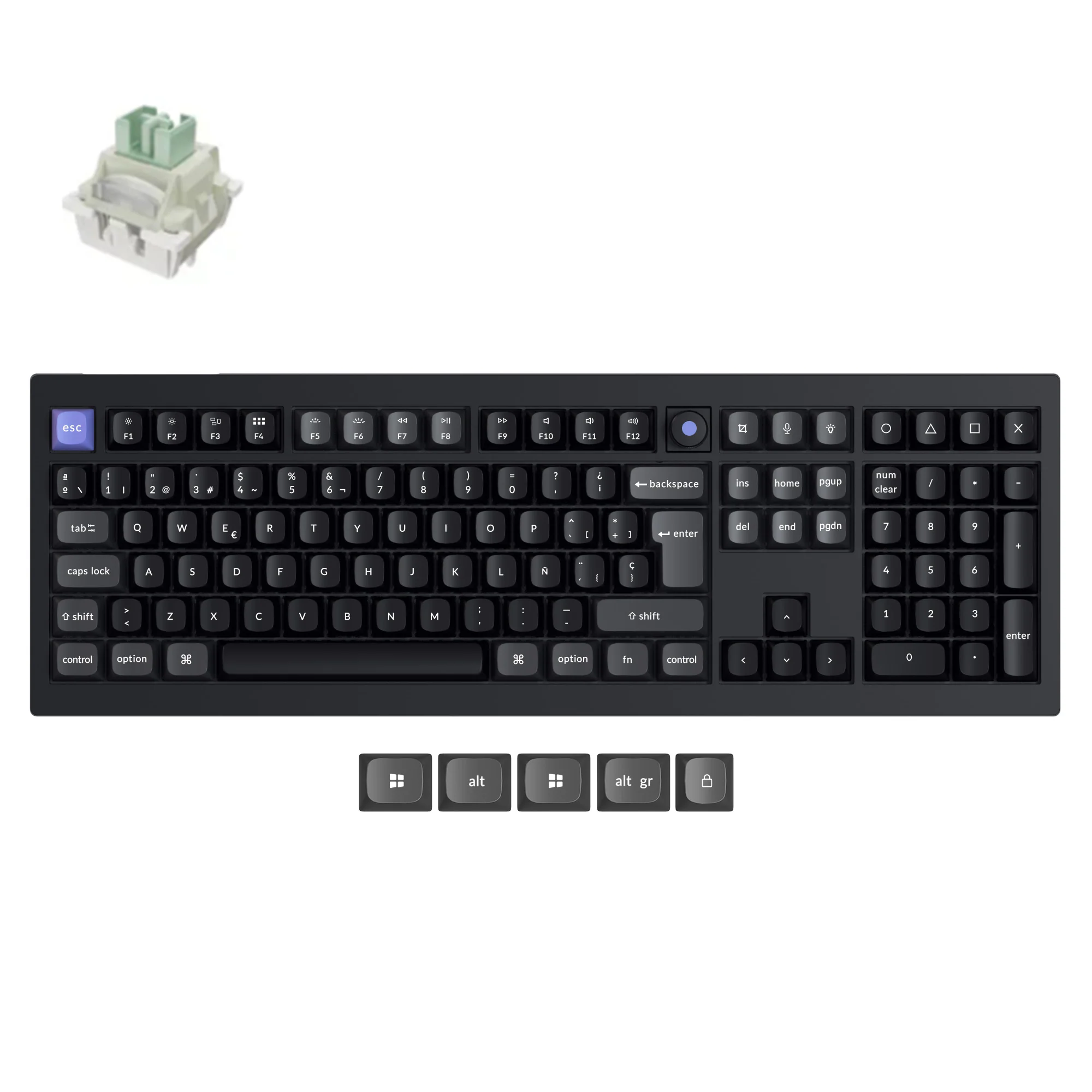 Keychron Q6 HE 8K Magnetic Switch Keyboard(ISO Layout Only Wired Keyboard) - Image 7