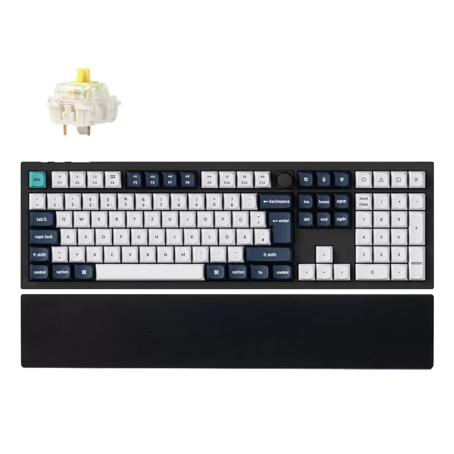 Keychron Q6 Max ISO Keyboard + Palm Rest Combo