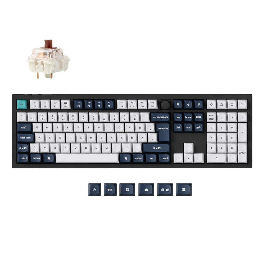 Keychron Q6 Max QMK/VIA Wireless Custom Mechanical Keyboard ISO Layout Collection - Image 2