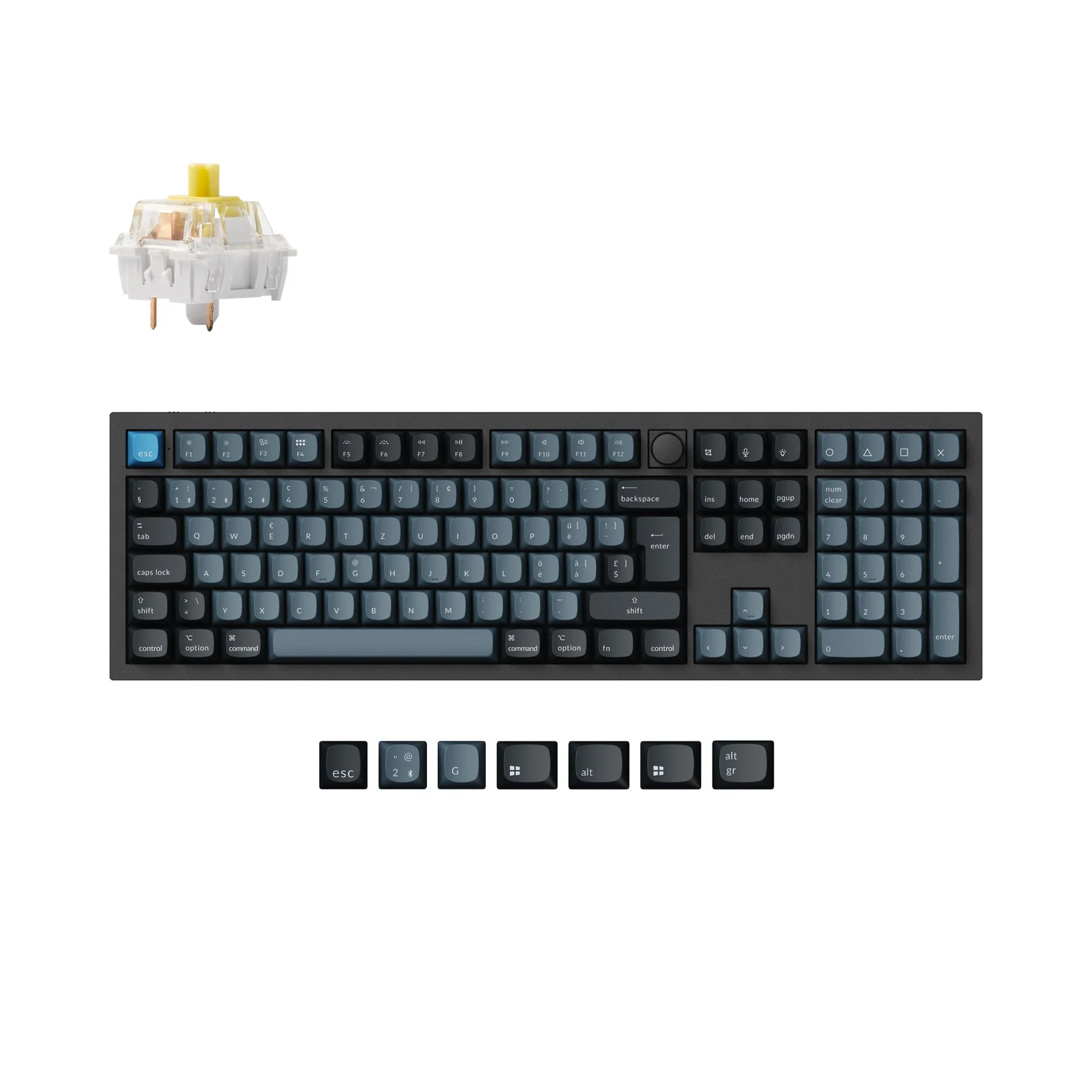 Keychron Q6 Pro QMK/VIA Wireless Custom Mechanical Keyboard ISO Layout Collection - Image 10